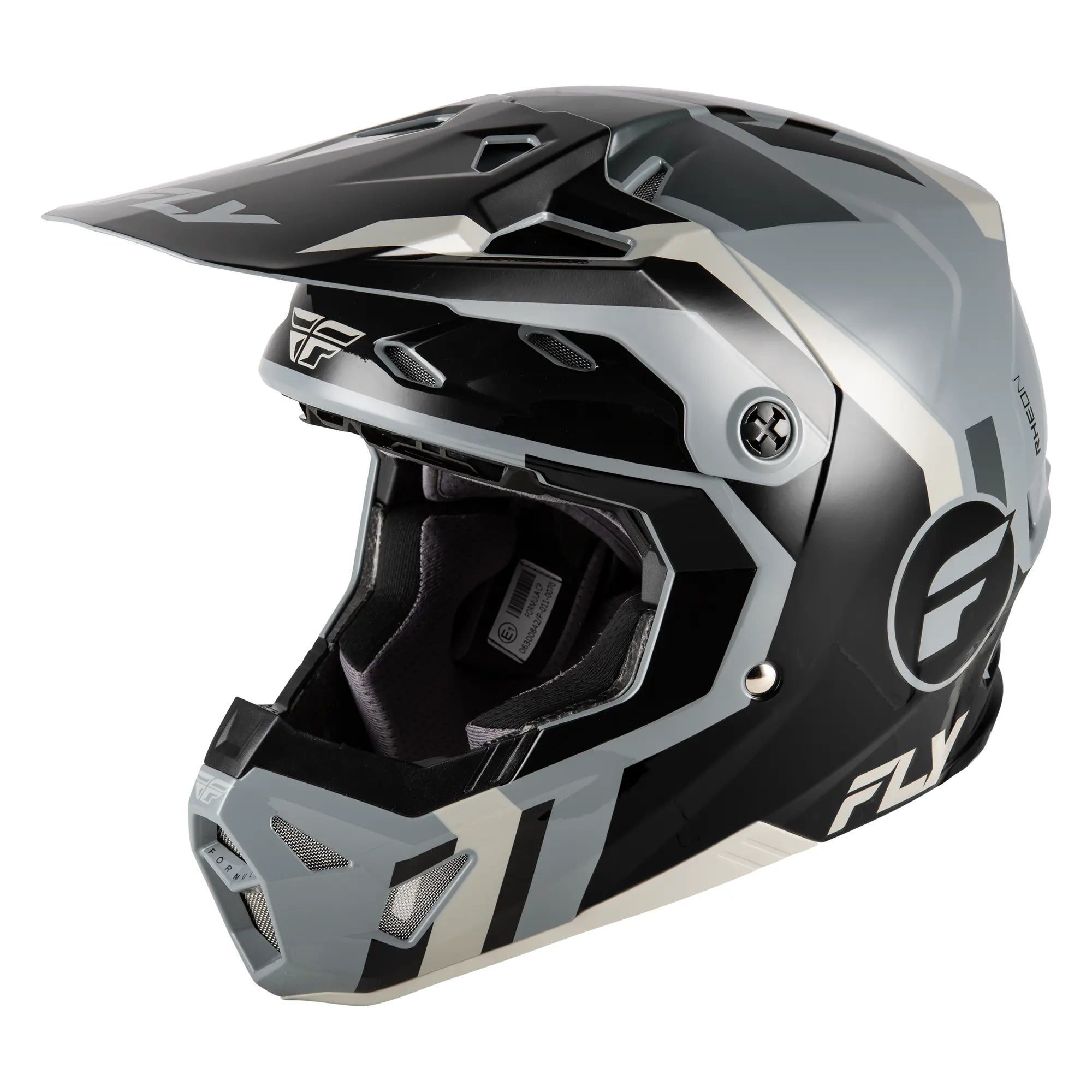 Fly Racing Formula CP Seal Black / Grey / Light Grey - FREE UK Shipping, FREE 365 Day Returns | Moto Central