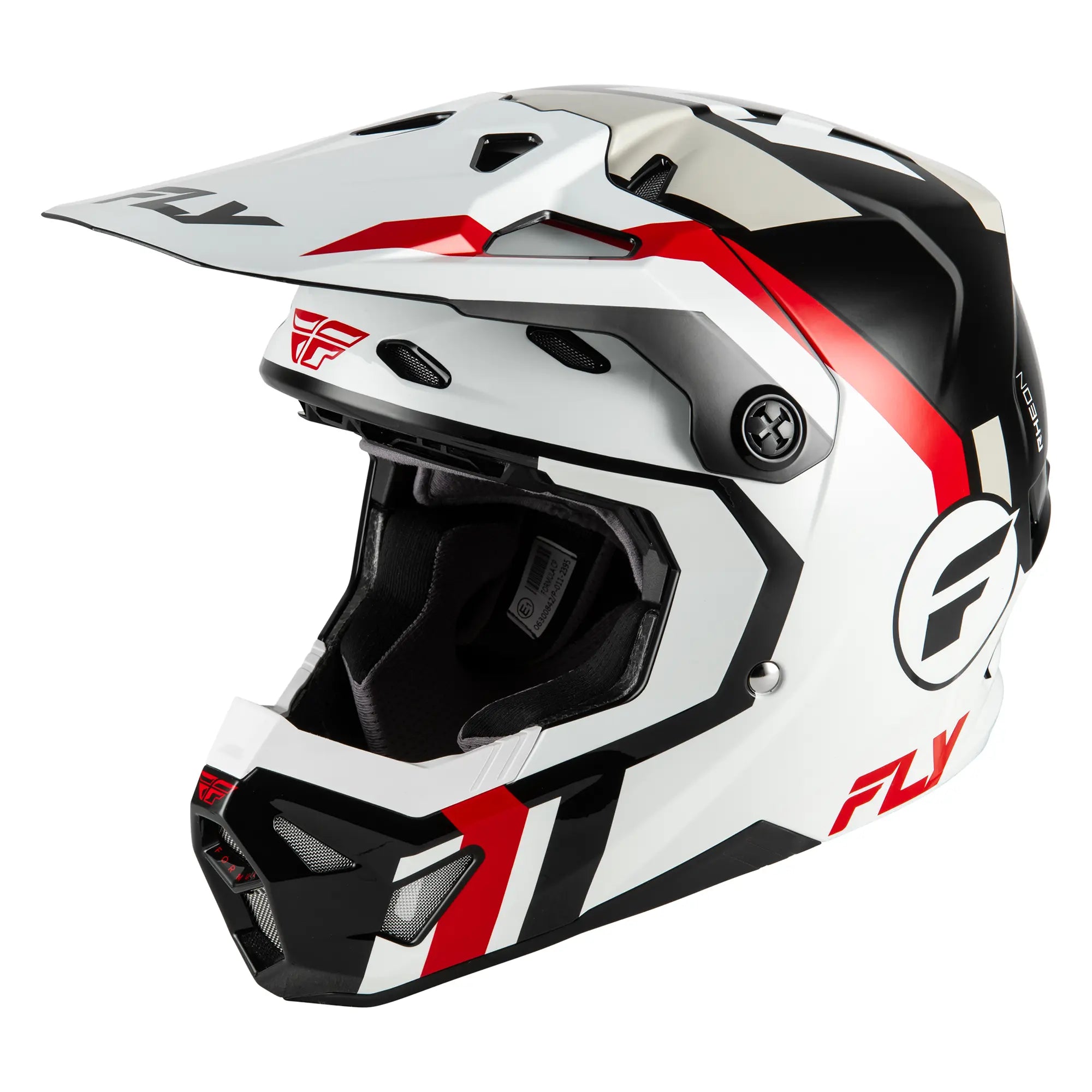 Fly Racing Formula CP Seal White / Black / Red - FREE UK Shipping, FREE 365 Day Returns | Moto Central