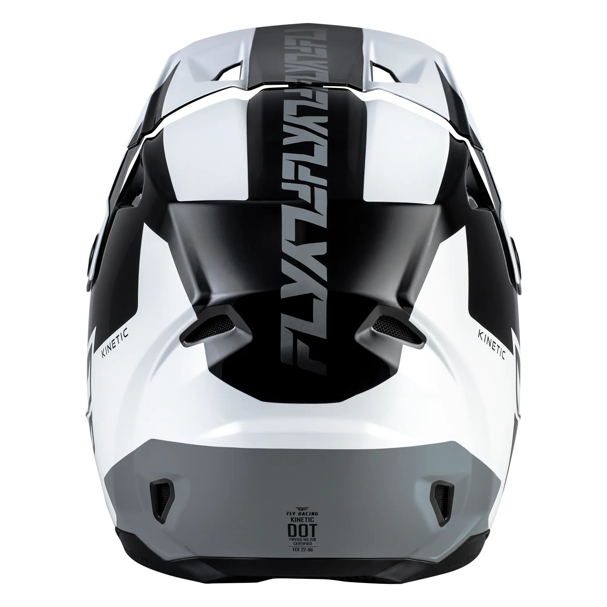 Fly Racing Kinetic Crest Black / White / Grey - FREE UK Shipping, FREE 365 Day Returns | Moto Central