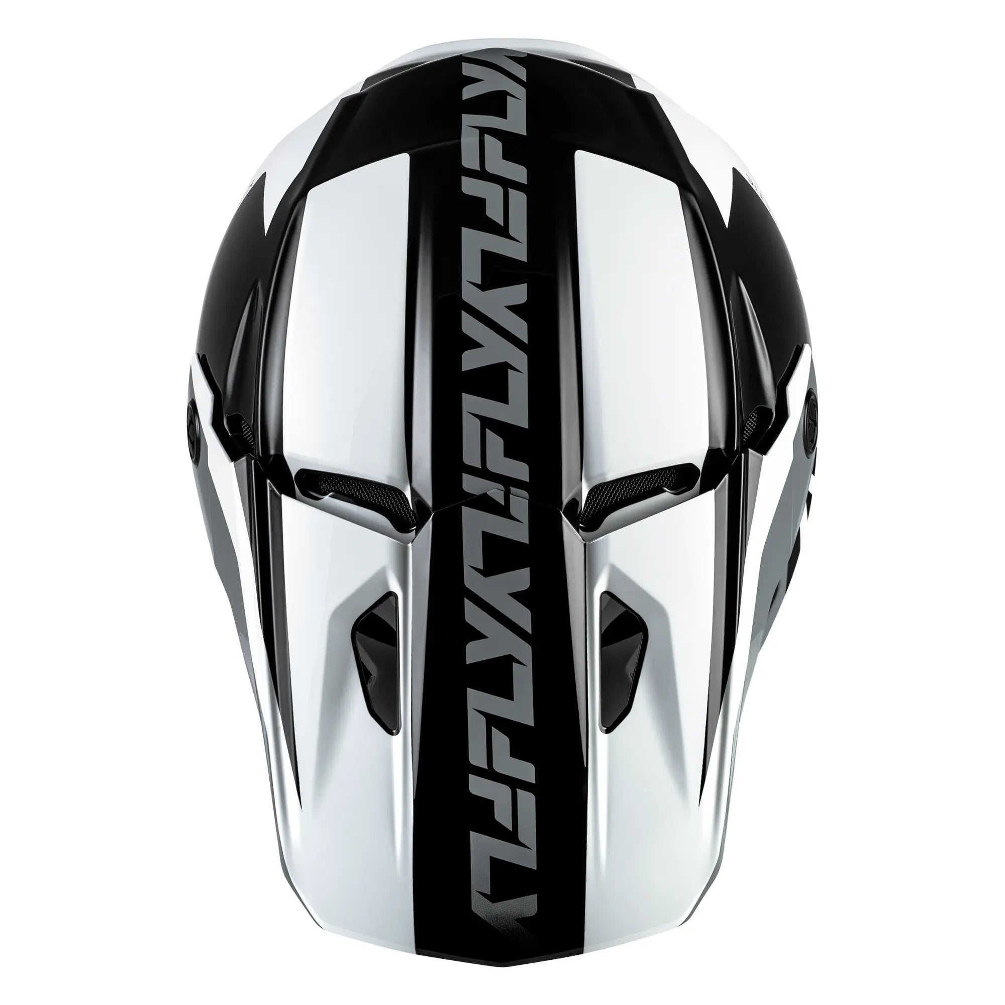 Fly Racing Kinetic Crest Black / White / Grey - FREE UK Shipping, FREE 365 Day Returns | Moto Central