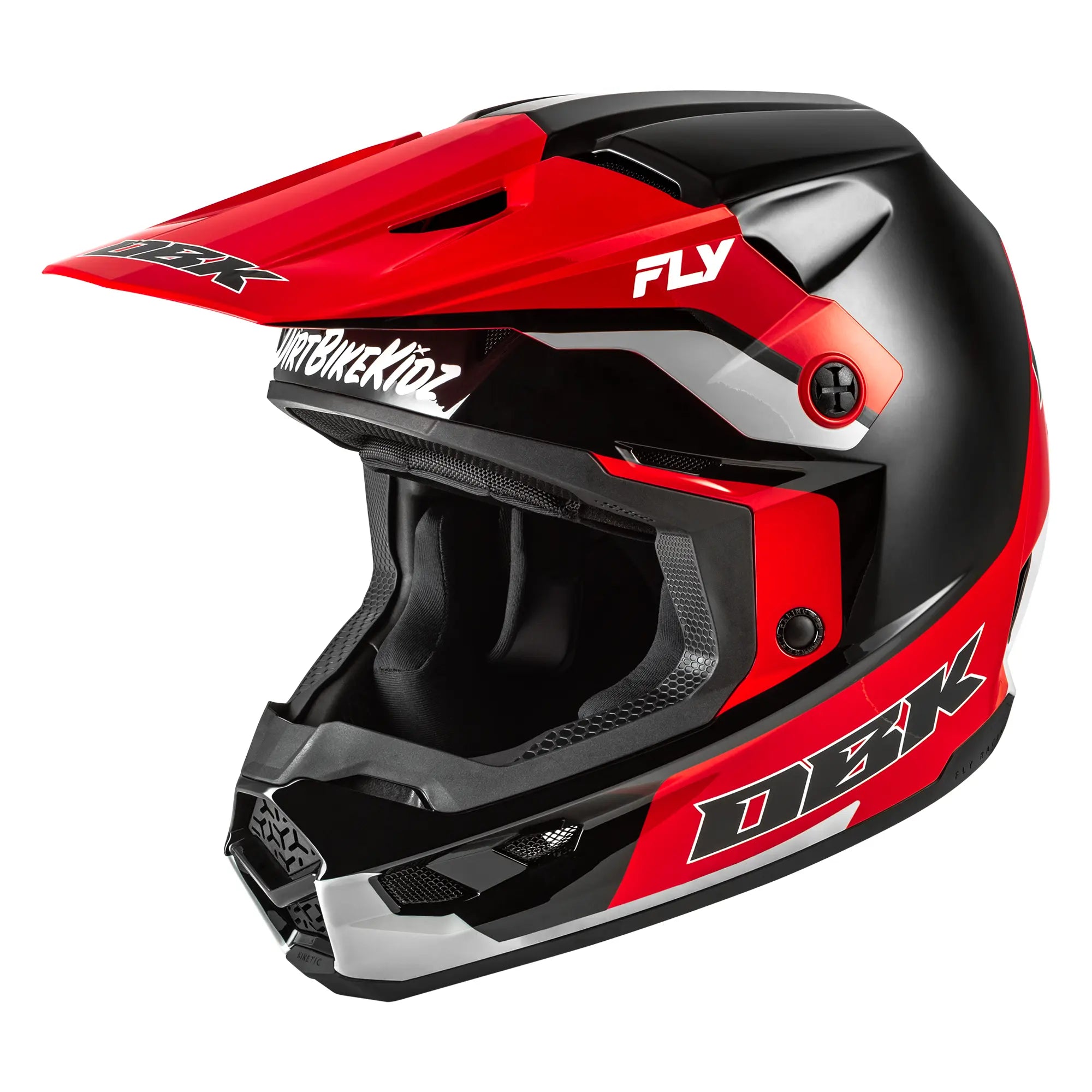 Fly Racing Kinetic DBK Special Edition Black / Red / Grey - FREE UK Shipping, FREE 365 Day Returns | Moto Central