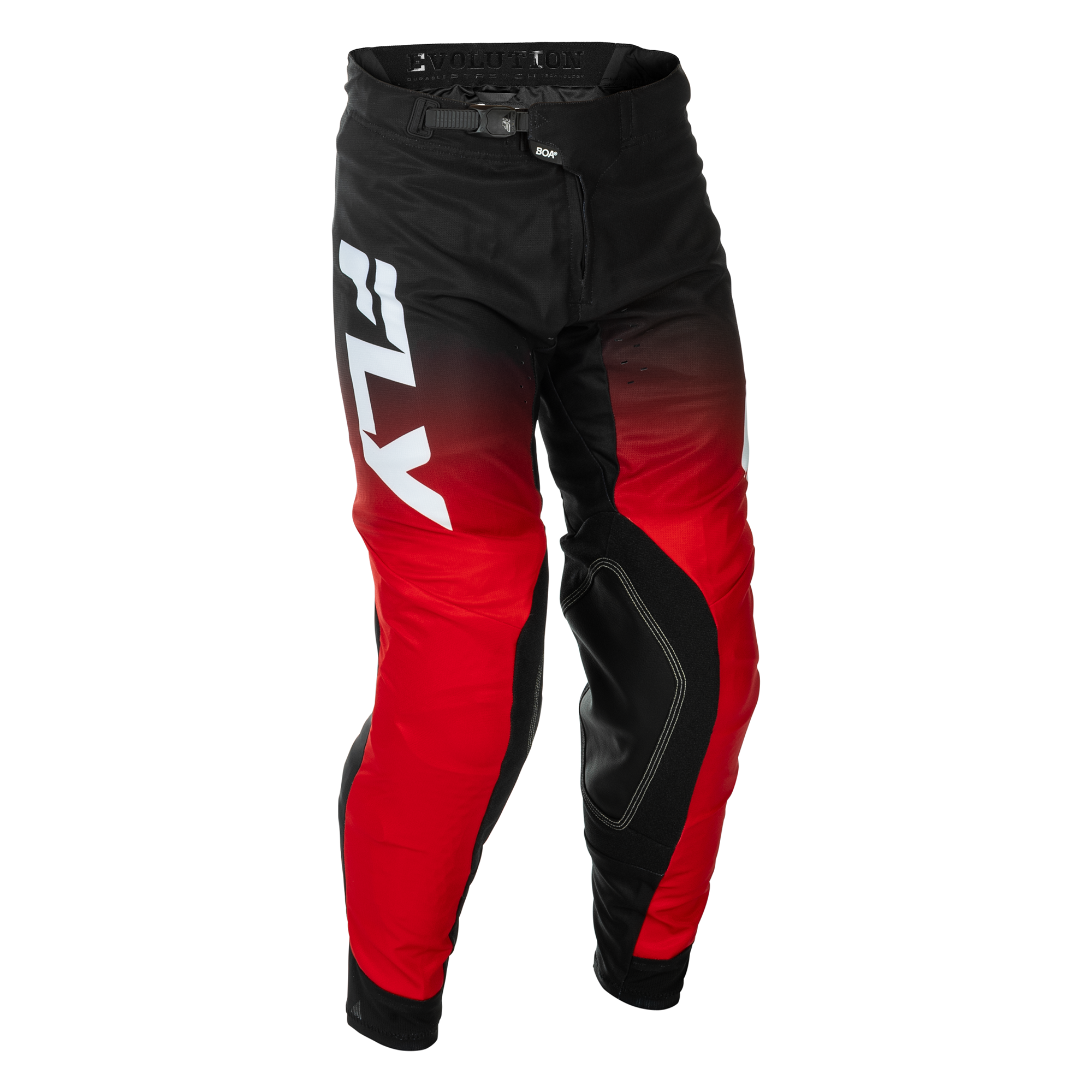 Fly Racing Evo DST MX Trouser Red / Black / White - FREE UK Shipping, FREE 365 Day Returns | Moto Central