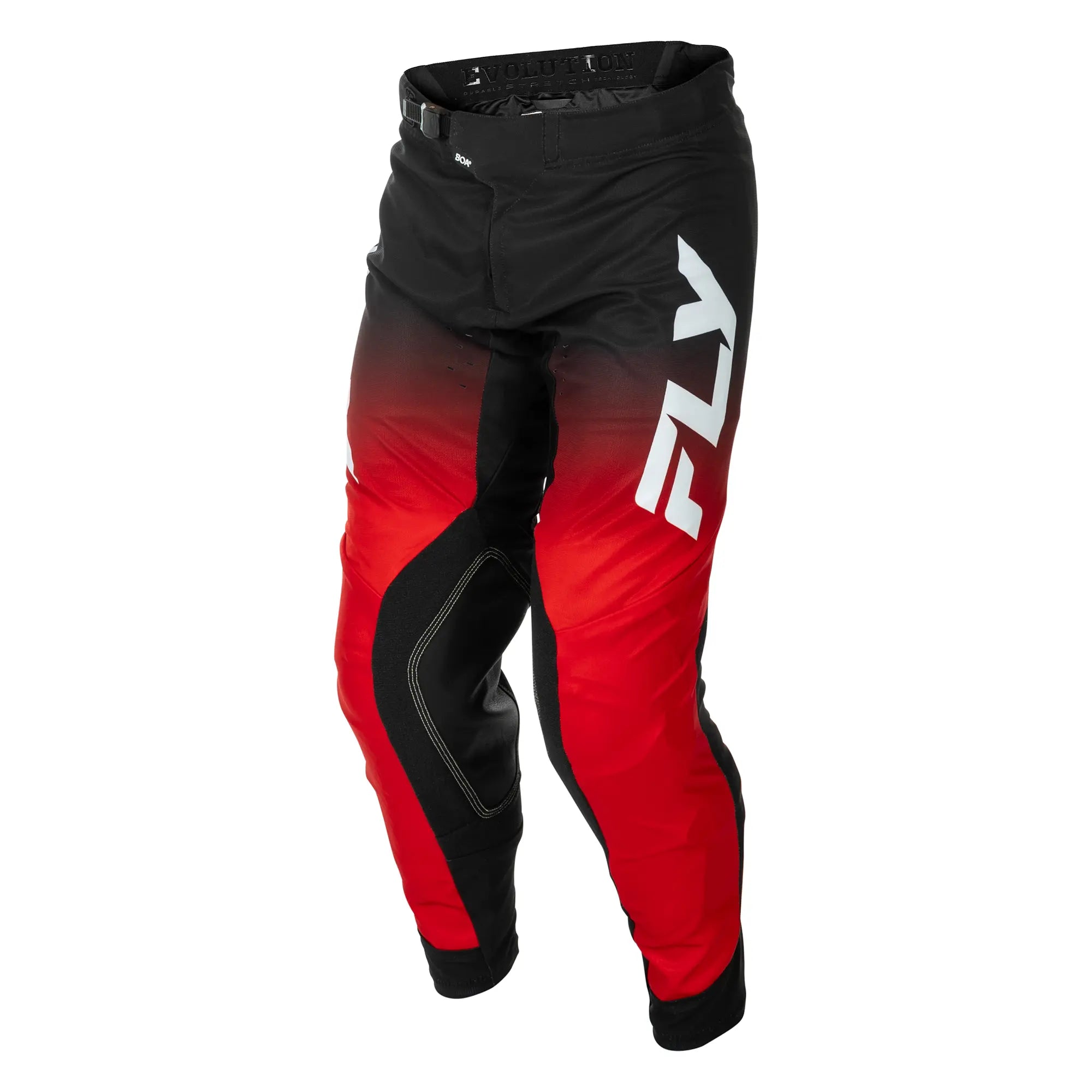 Fly Racing Evo DST MX Trouser Red / Black / White - FREE UK Shipping, FREE 365 Day Returns | Moto Central
