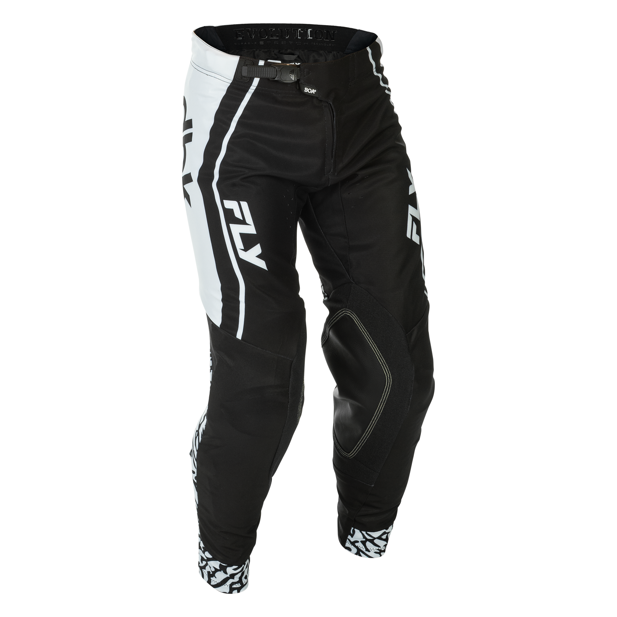 Fly Racing Evo DST DBK MX Trouser Black / White / Red - FREE UK Shipping, FREE 365 Day Returns | Moto Central