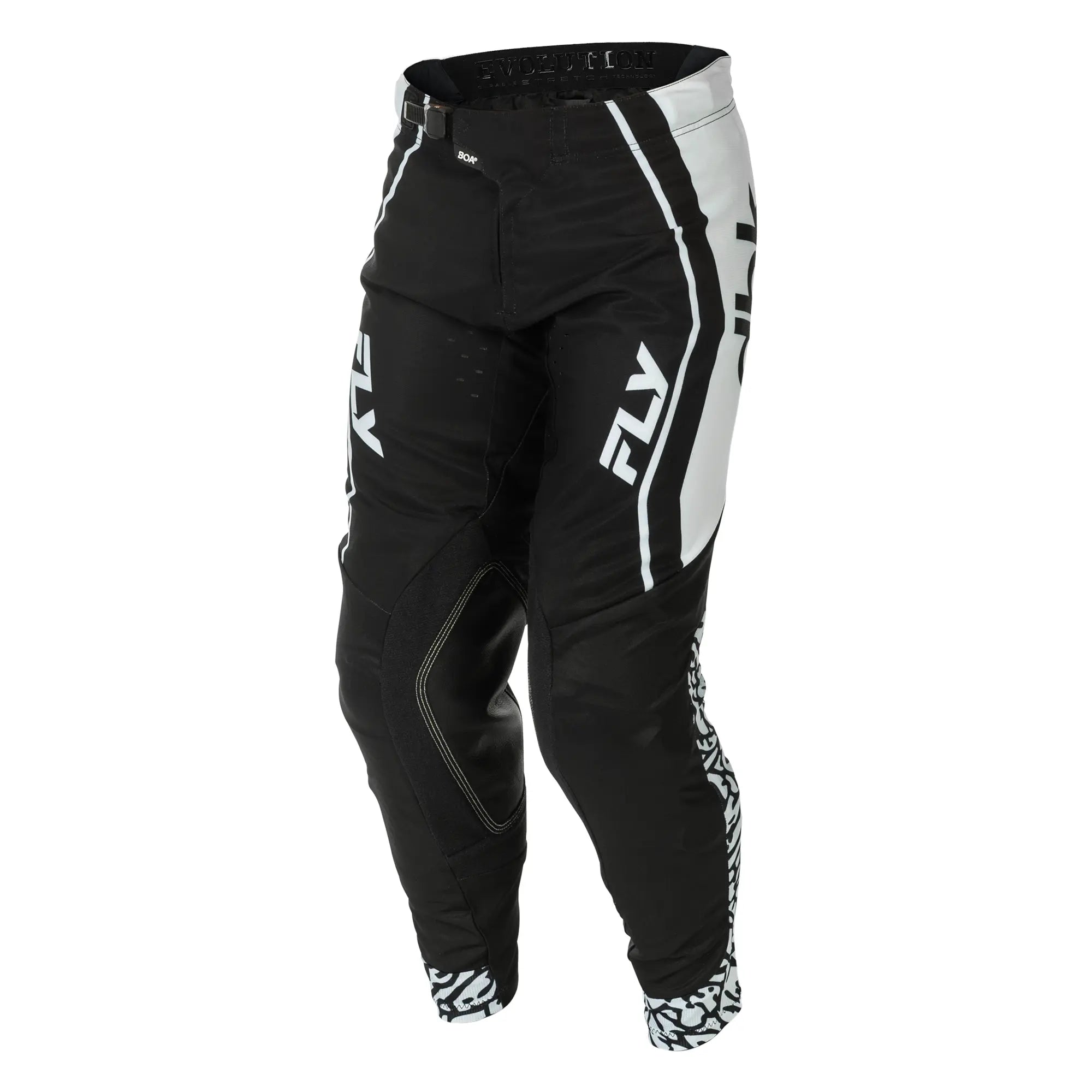 Fly Racing Evo DST DBK MX Trouser Black / White / Red - FREE UK Shipping, FREE 365 Day Returns | Moto Central