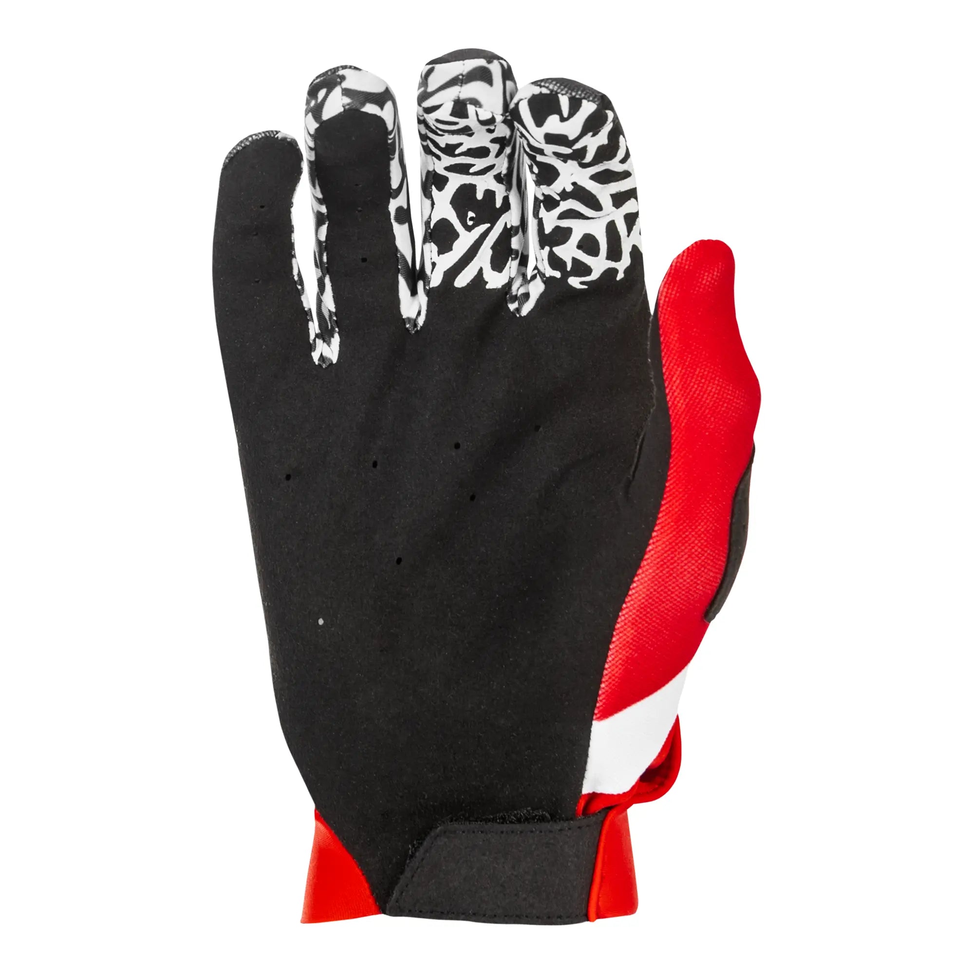 Fly Racing Pro Lite DBK MX Gloves Black / White / Red - FREE UK Shipping, FREE 365 Day Returns | Moto Central