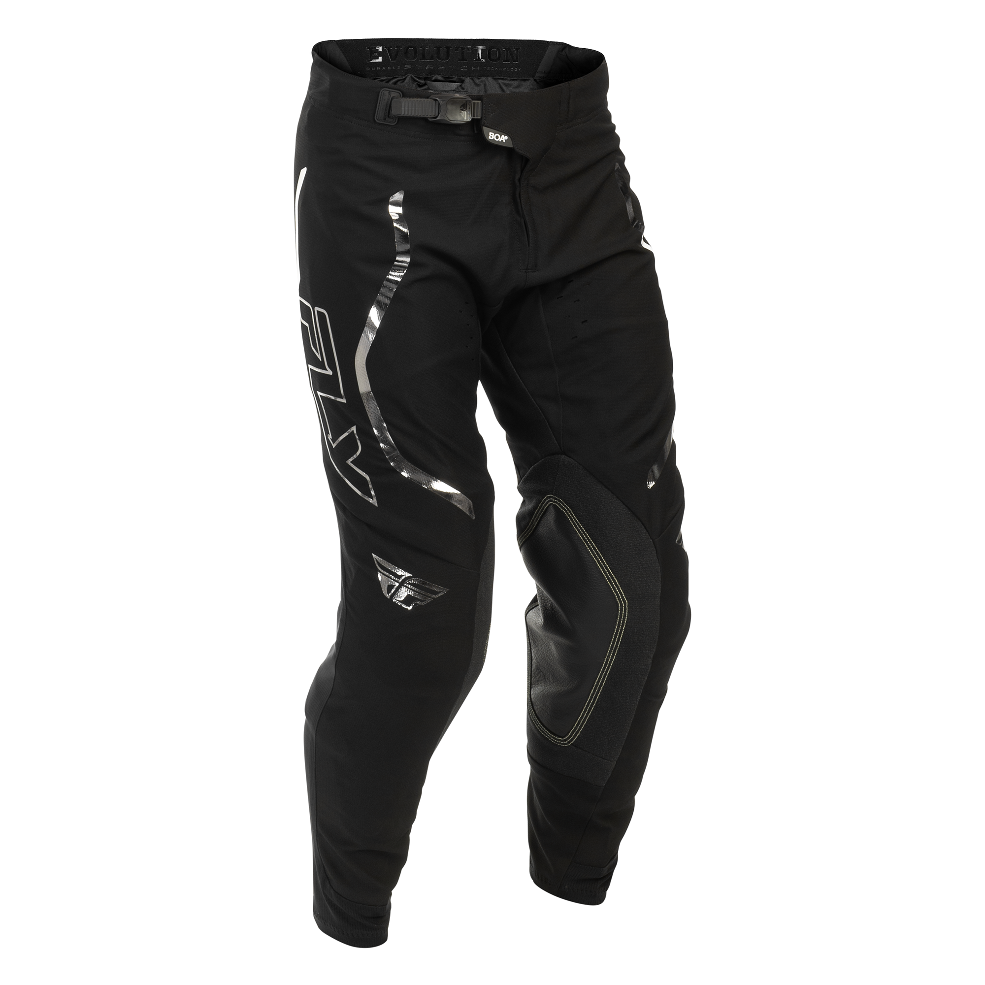 Fly Racing Evo DST Spark MX Trouser Black / Silver - FREE UK Shipping, FREE 365 Day Returns | Moto Central