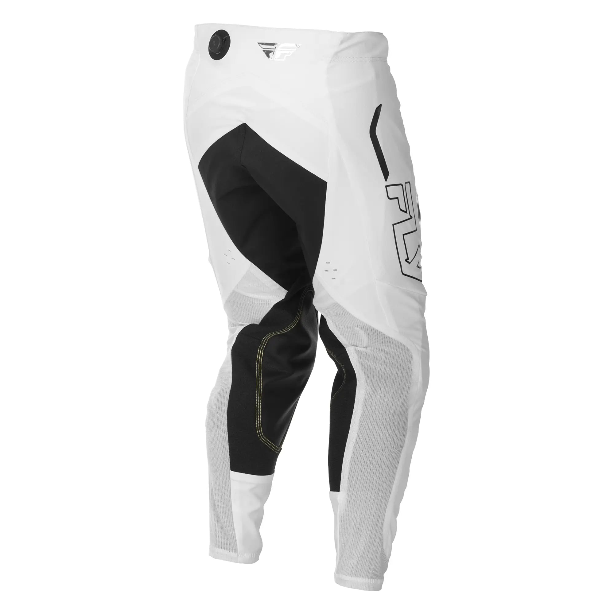 Fly Racing Evo DST LE Flash MX Trouser White / Silver - FREE UK Shipping, FREE 365 Day Returns | Moto Central