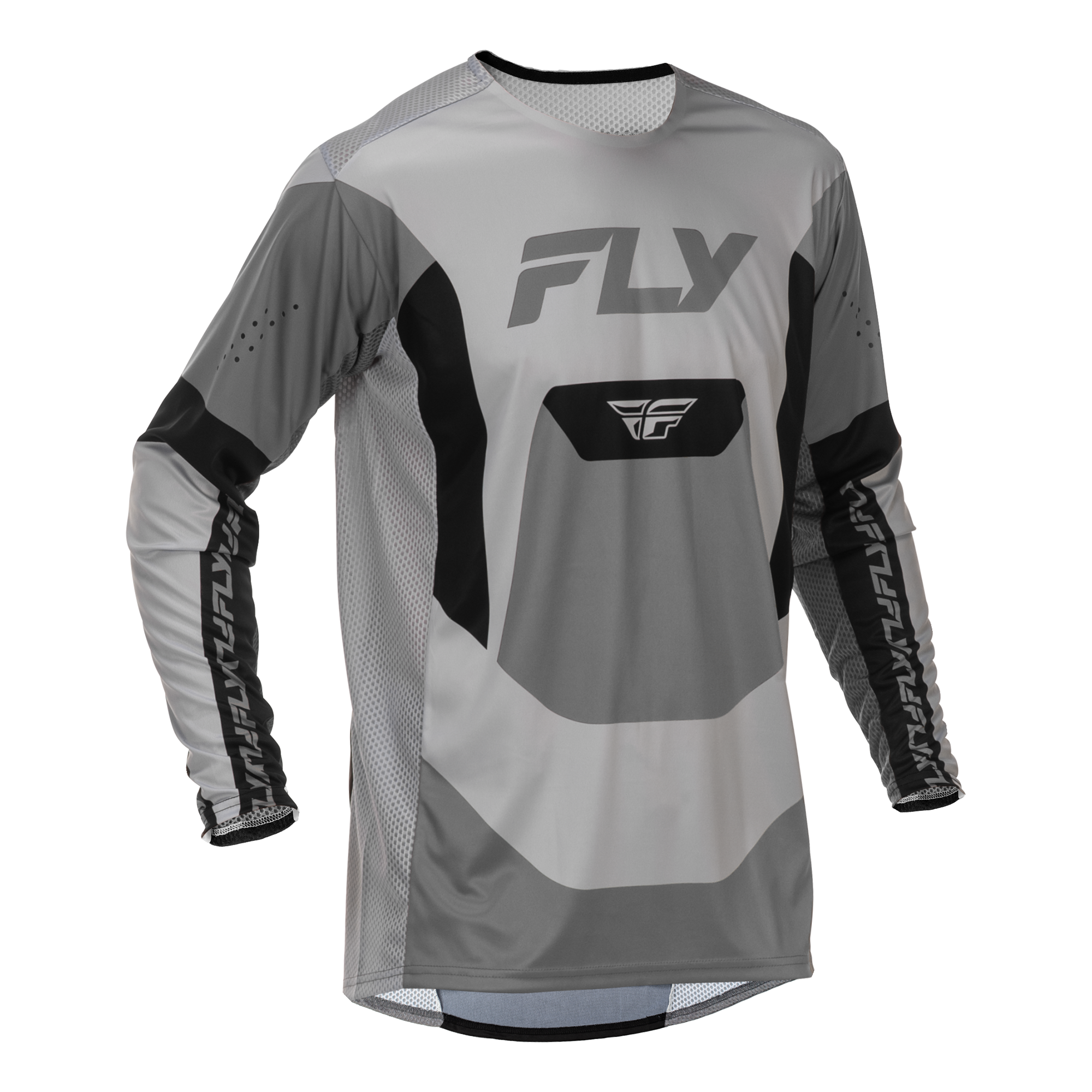Fly Racing Lite 2026 MX Jersey Black / Grey - FREE UK Shipping, FREE 365 Day Returns | Moto Central