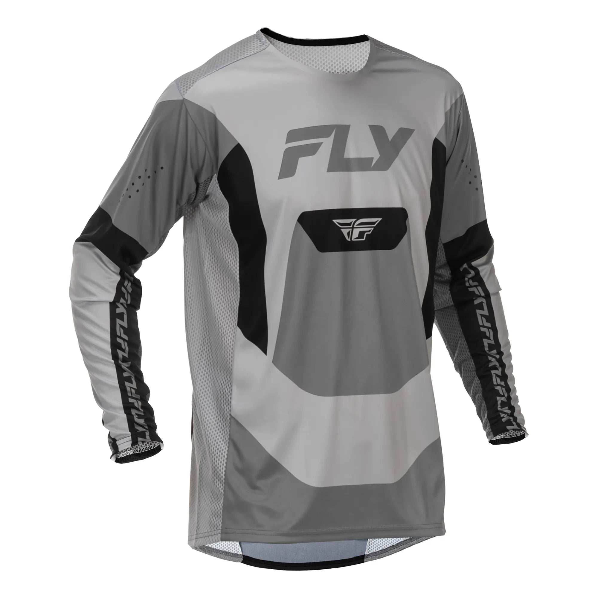 Fly Racing Lite 2026 MX Jersey Black / Grey - FREE UK Shipping, FREE 365 Day Returns | Moto Central