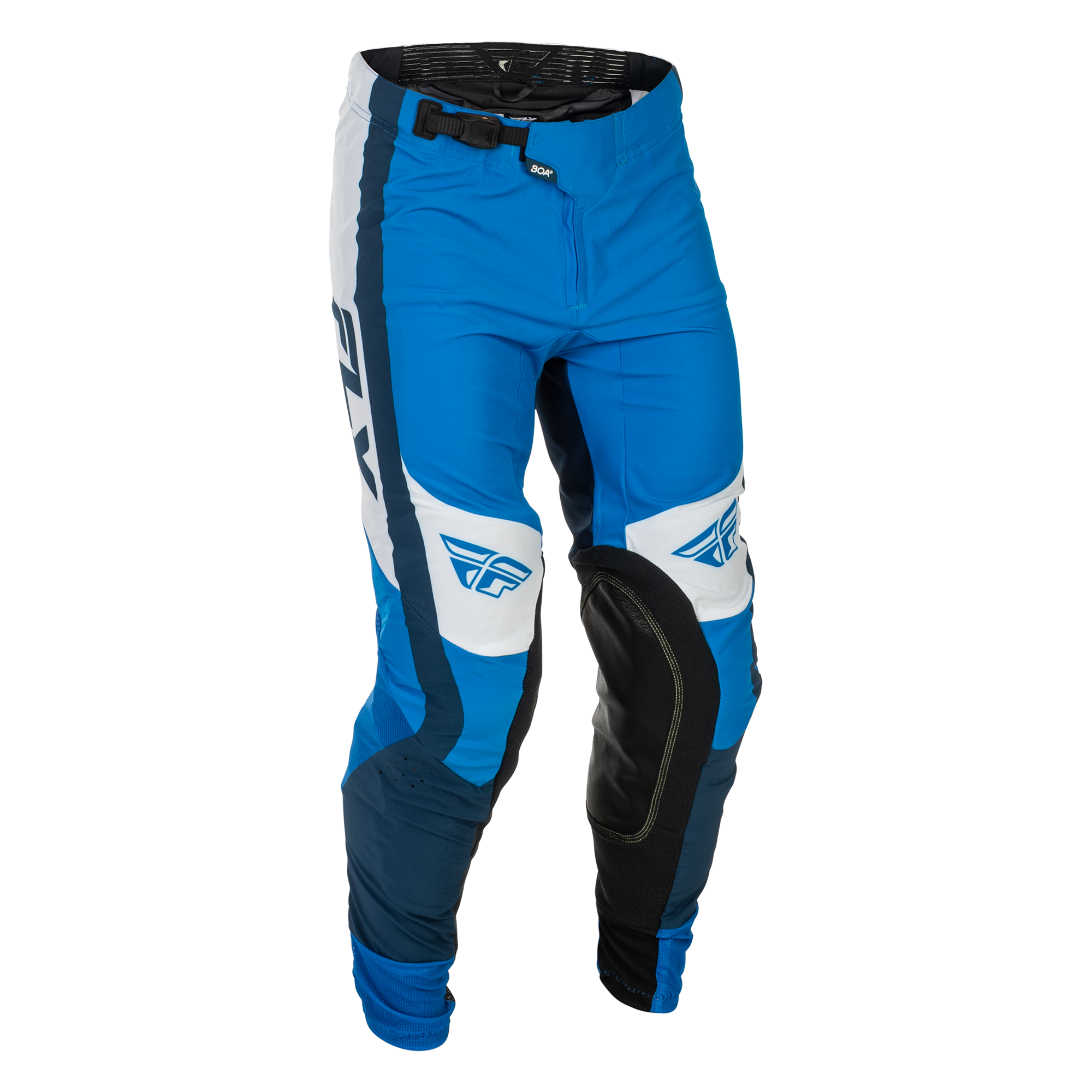 Fly Racing Lite MX Trouser Blue / White - FREE UK Shipping, FREE 365 Day Returns | Moto Central