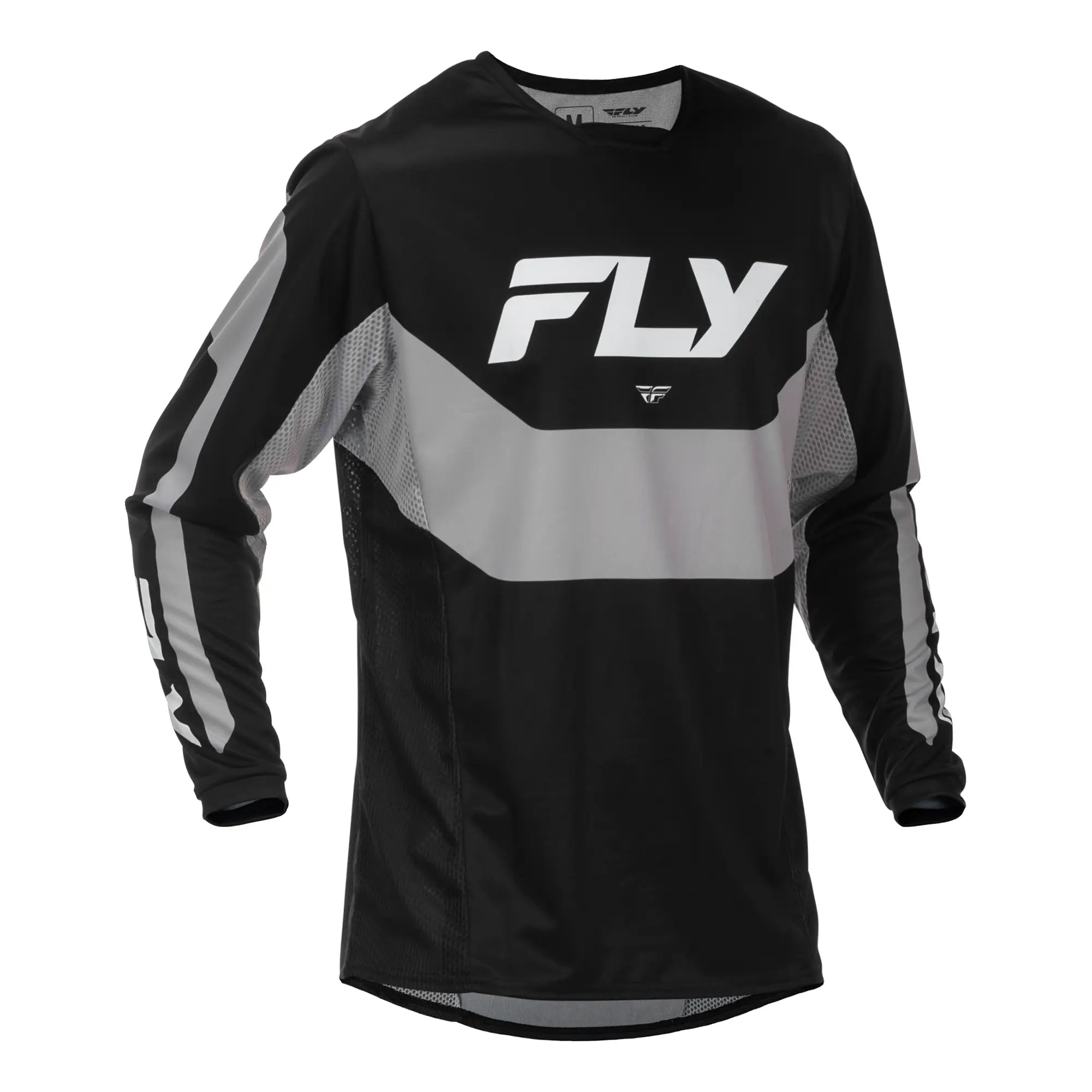 Fly Racing Kinetic MX Jersey Black / Grey - FREE UK Shipping, FREE 365 Day Returns | Moto Central