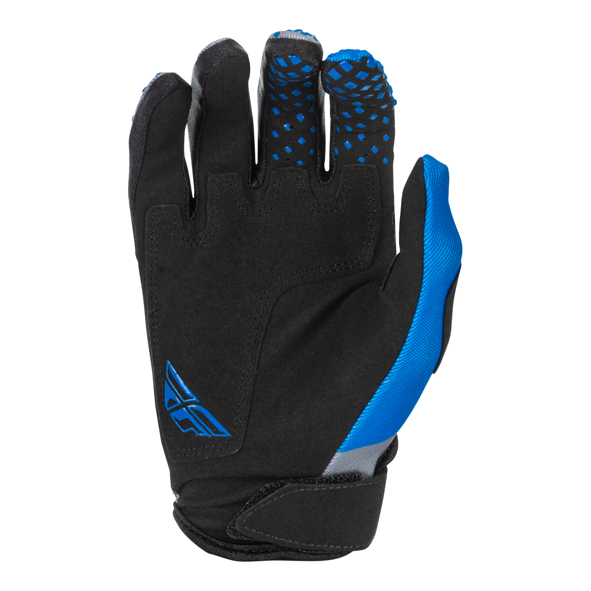 Fly Racing Kinetic MX Gloves Blue / Grey / Black - FREE UK Shipping, FREE 365 Day Returns | Moto Central