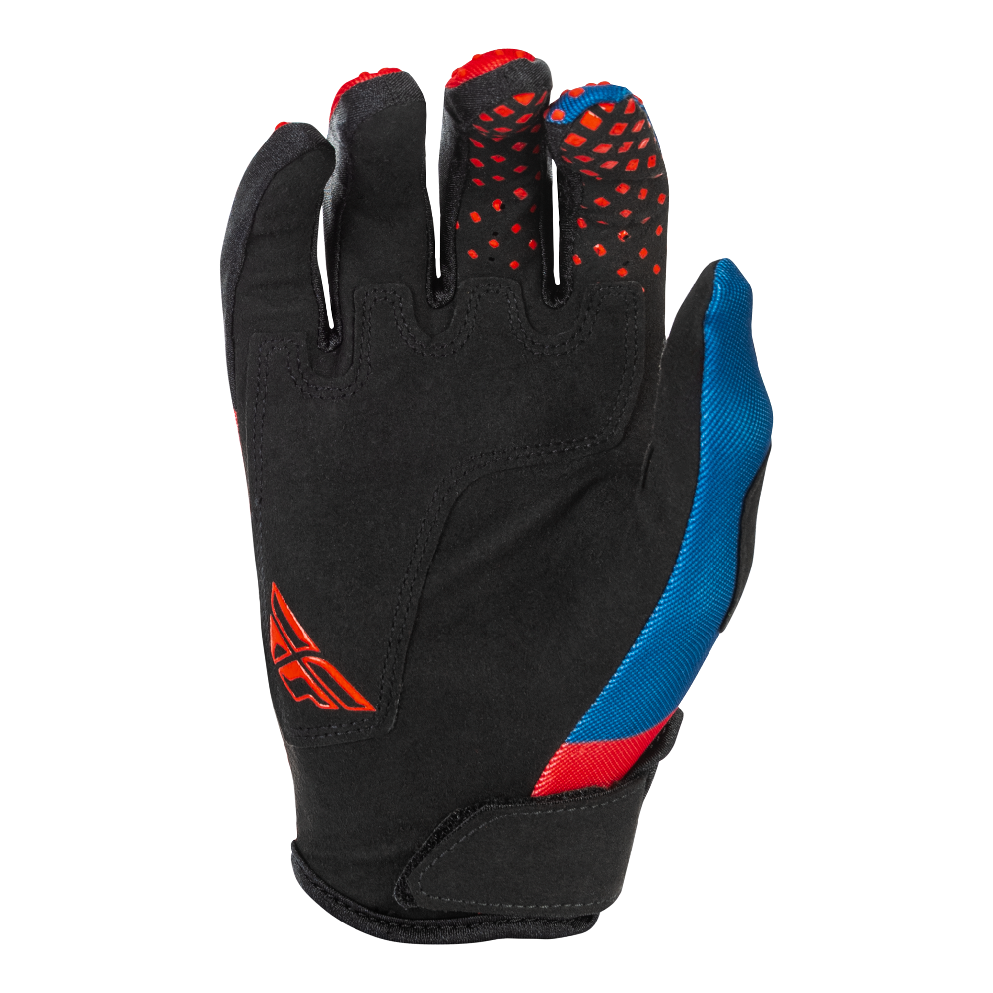 Fly Racing Kinetic Youth MX Gloves Red / White / Blue - FREE UK Shipping, FREE 365 Day Returns | Moto Central