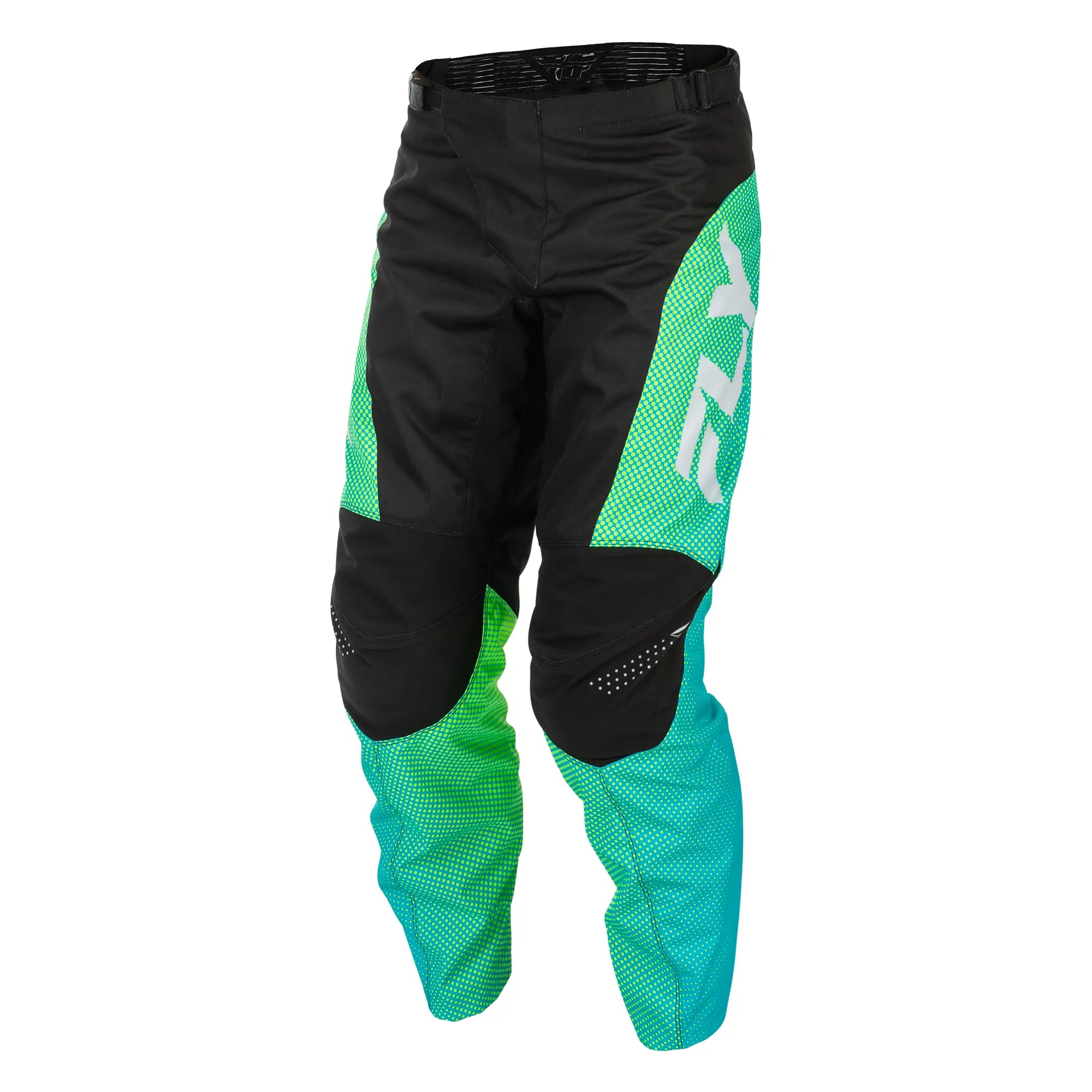 Fly Racing F-16 MX Trouser Aqua / Black / White - FREE UK Shipping, FREE 365 Day Returns | Moto Central