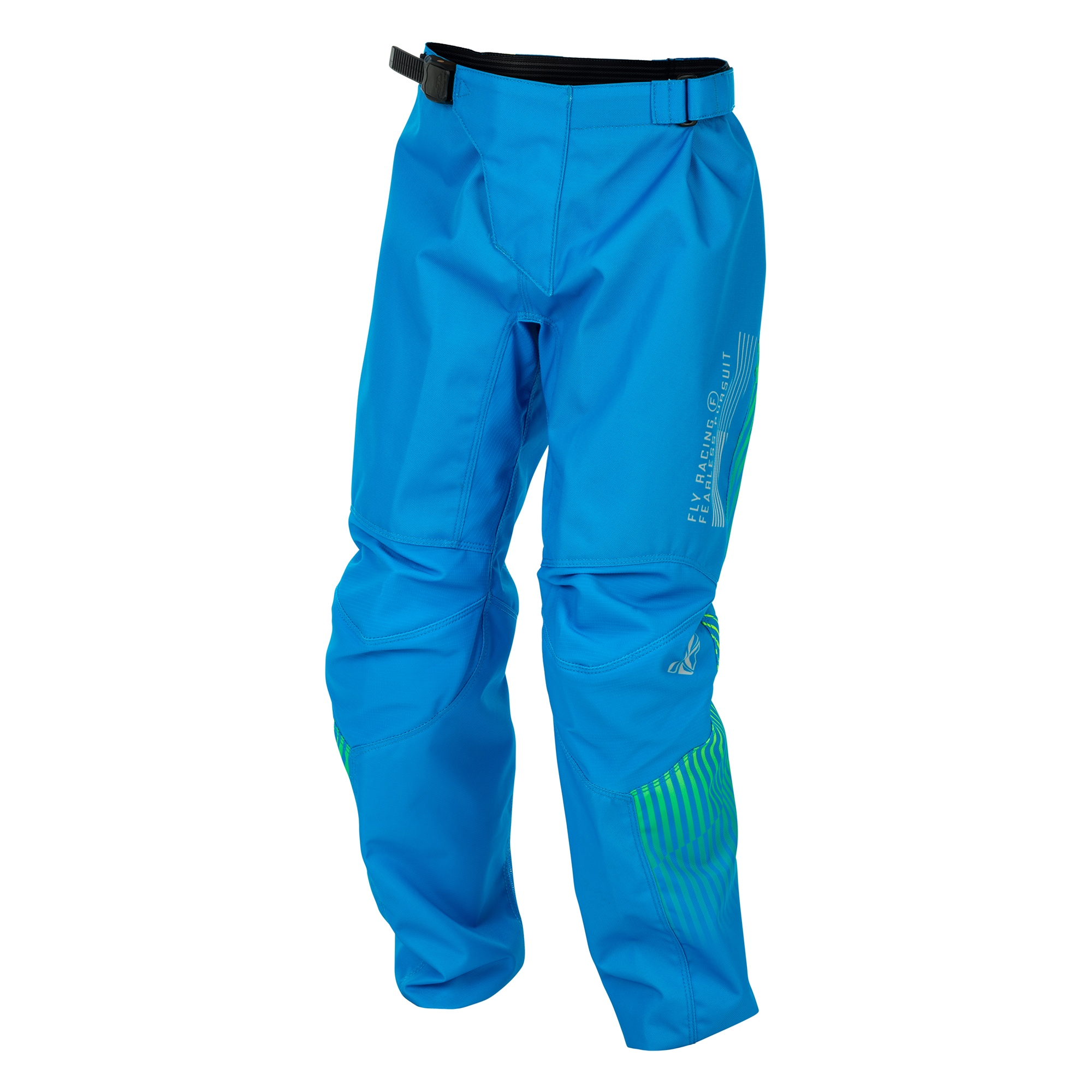Fly Racing F-16 Youth MX Trouser Blue / Hi-Vis - FREE UK Shipping, FREE 365 Day Returns | Moto Central