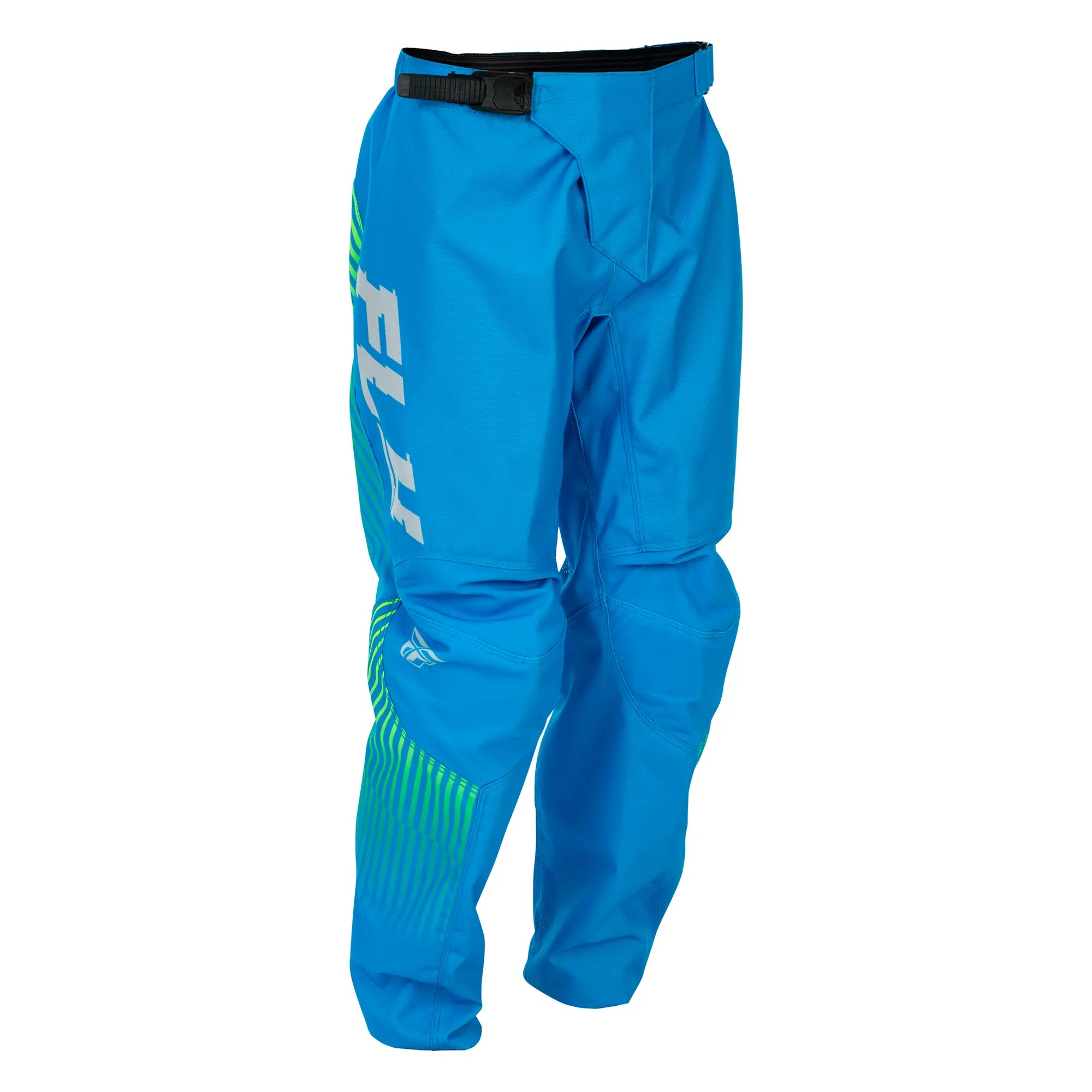Fly Racing F-16 Youth MX Trouser Blue / Hi-Vis - FREE UK Shipping, FREE 365 Day Returns | Moto Central