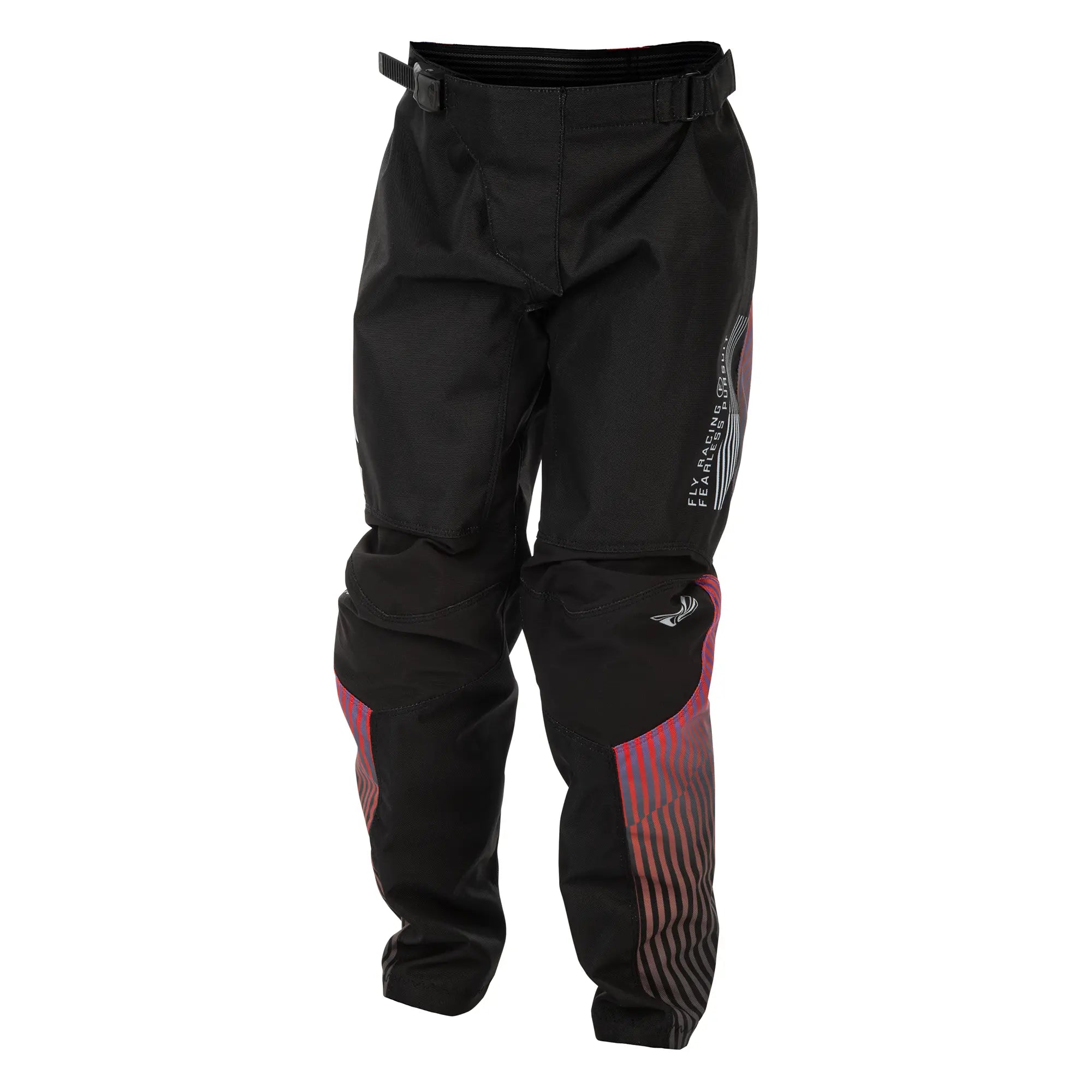 Fly Racing F-16 Youth MX Trouser Black / Red / Purple - FREE UK Shipping, FREE 365 Day Returns | Moto Central