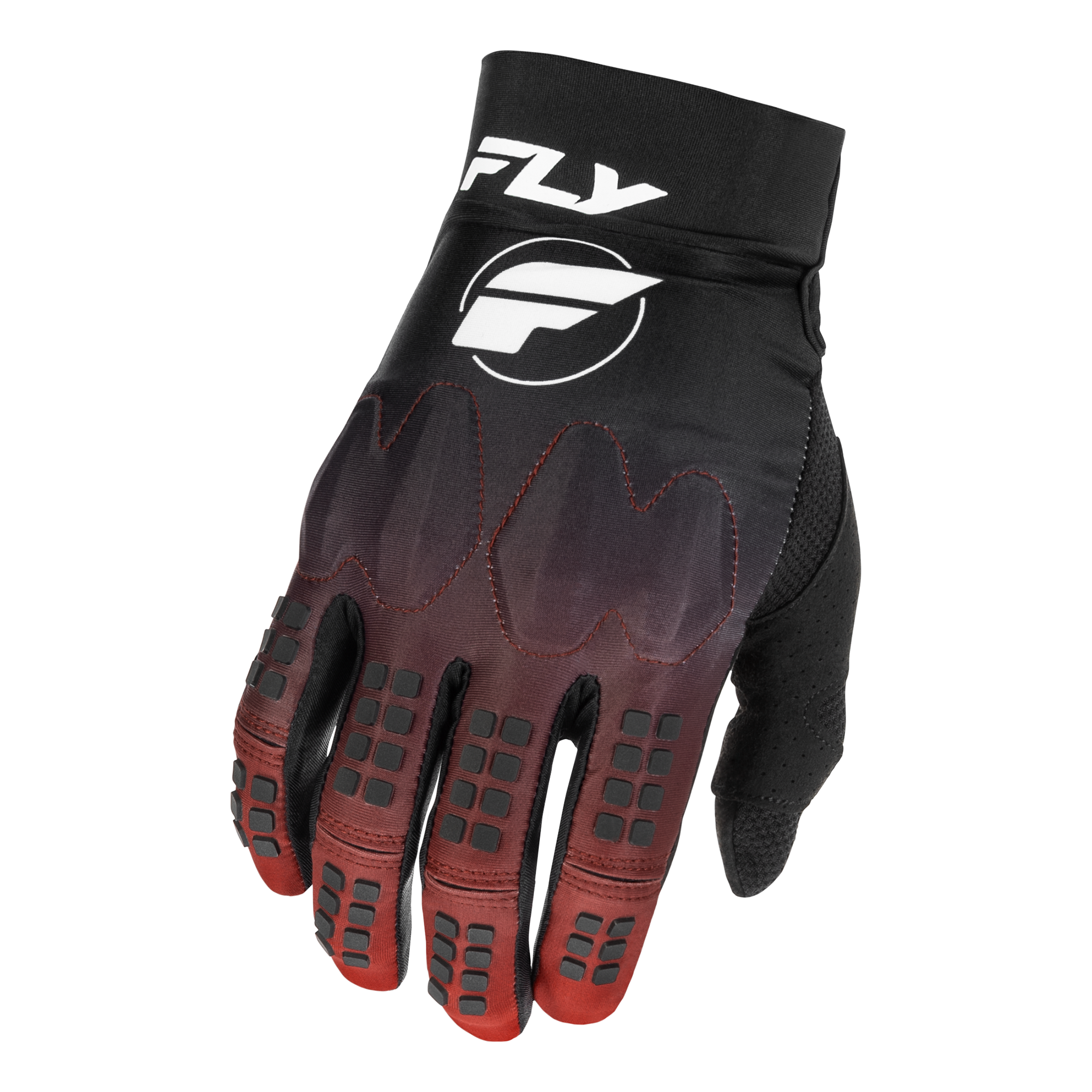 Fly Racing Evo DST MX Gloves Red / Black / Grey - FREE UK Shipping, FREE 365 Day Returns | Moto Central