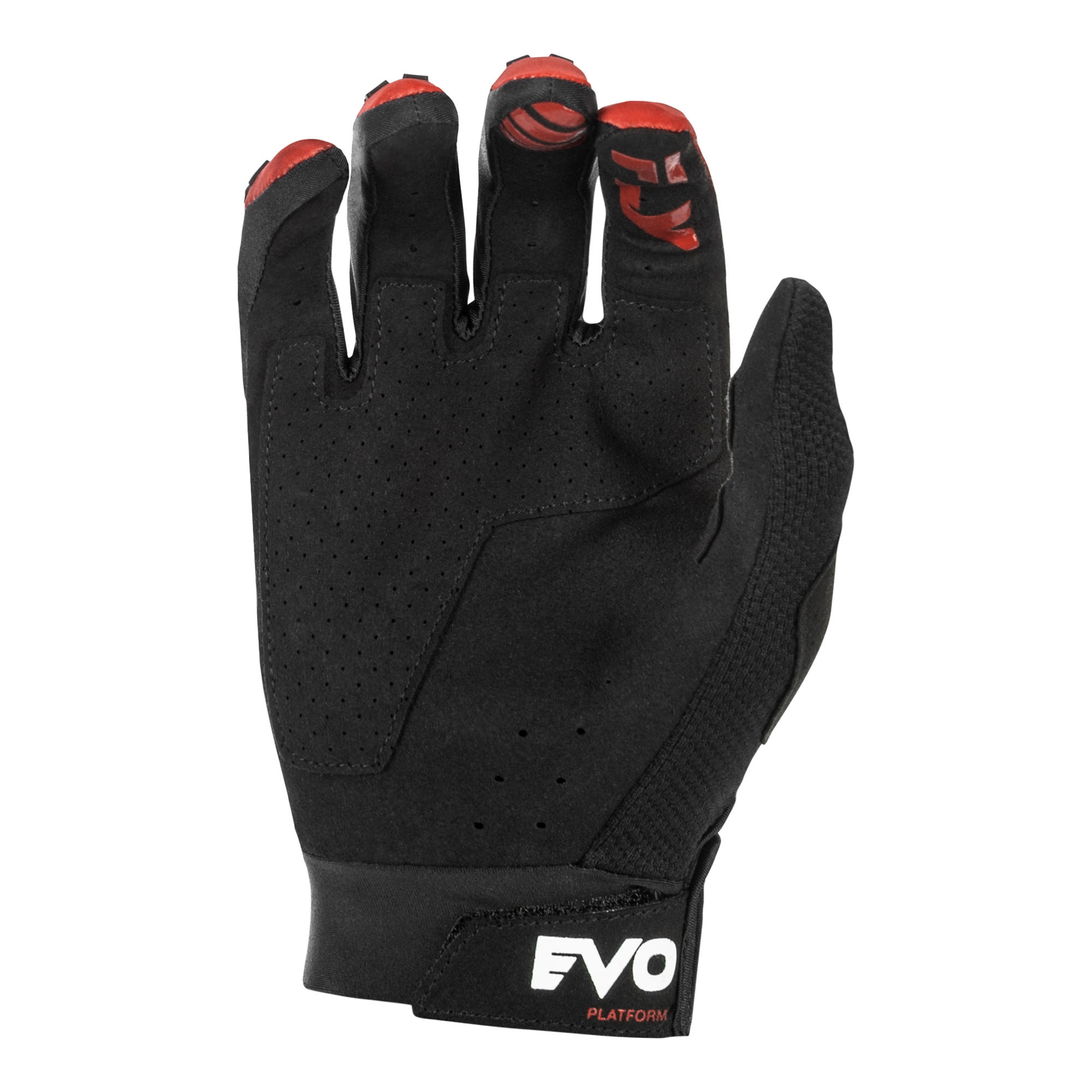 Fly Racing Evo DST MX Gloves Red / Black / Grey - FREE UK Shipping, FREE 365 Day Returns | Moto Central