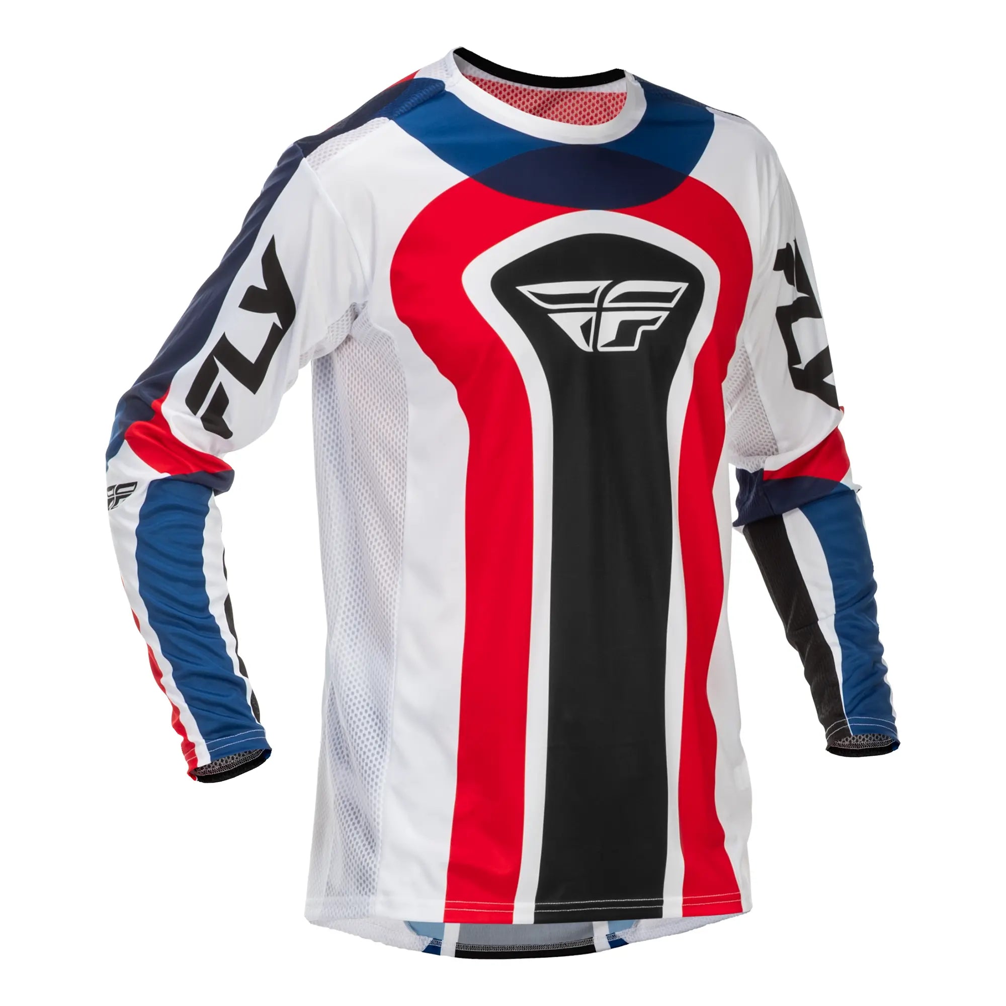 Fly Racing Lite SE Glory MX Jersey Red / White / Blue - FREE UK Shipping, FREE 365 Day Returns | Moto Central