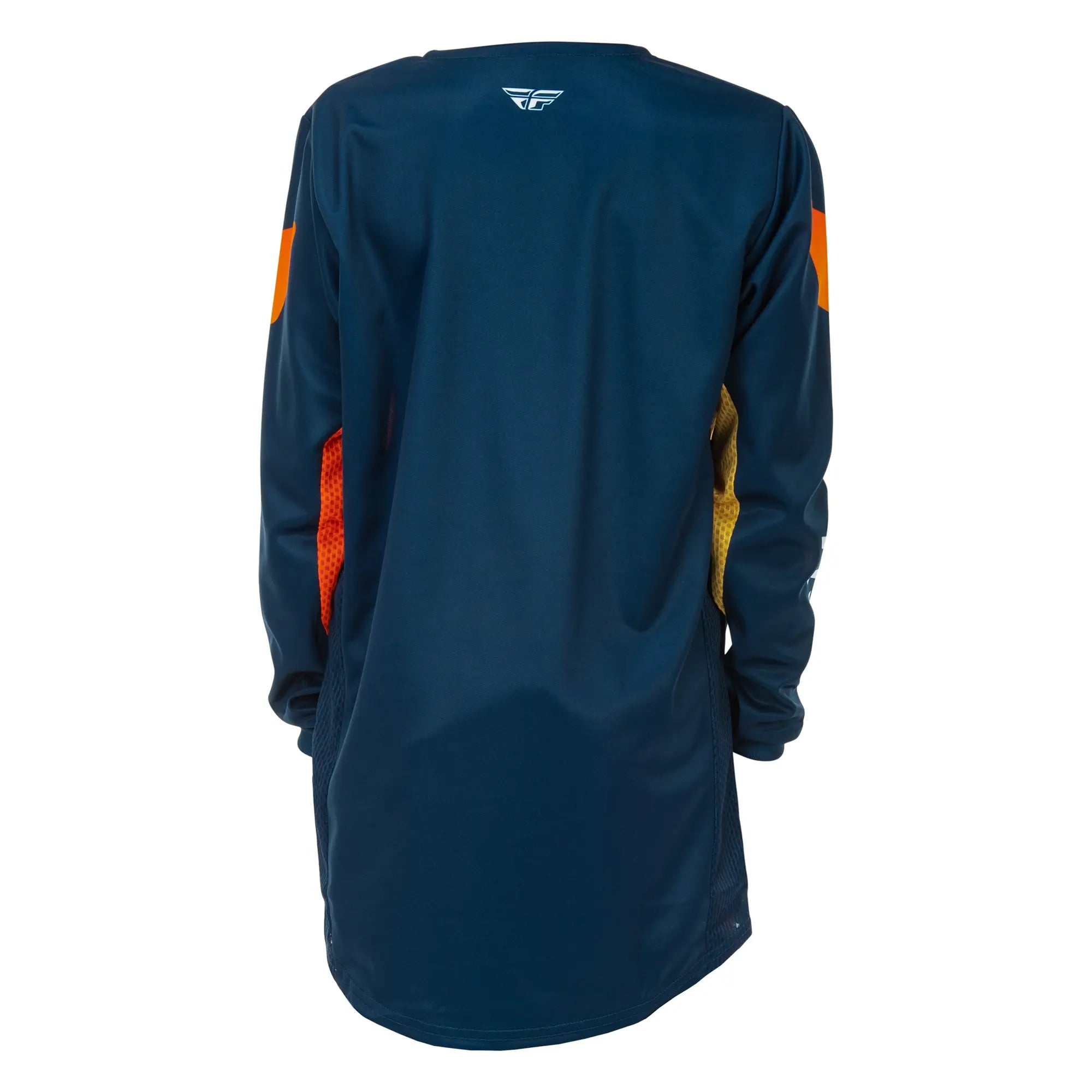 Fly Racing Kinetic Youth MX Jersey Navy / Orange - FREE UK Shipping, FREE 365 Day Returns | Moto Central