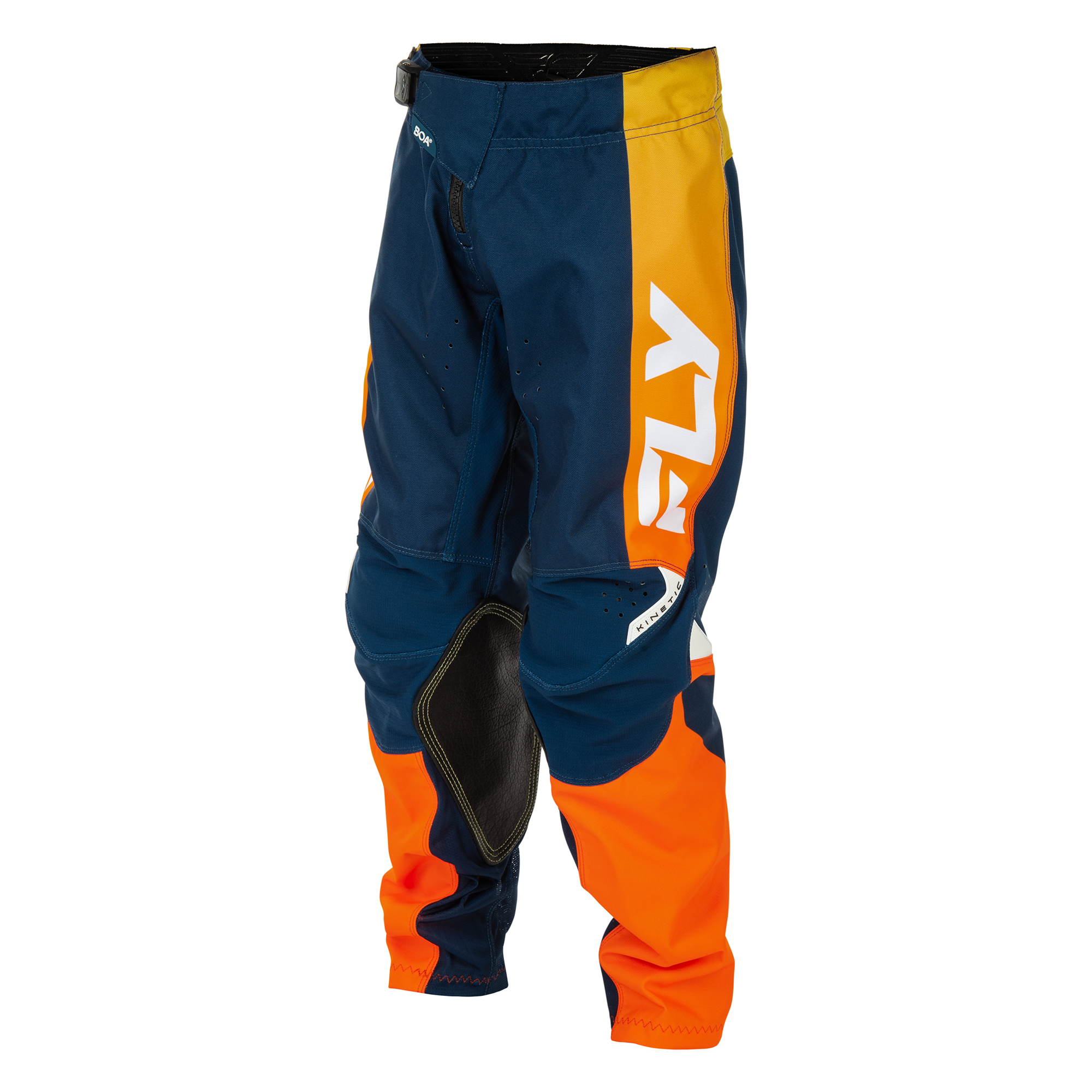 Fly Racing Kinetic Youth MX Trouser Navy / Orange - FREE UK Shipping, FREE 365 Day Returns | Moto Central