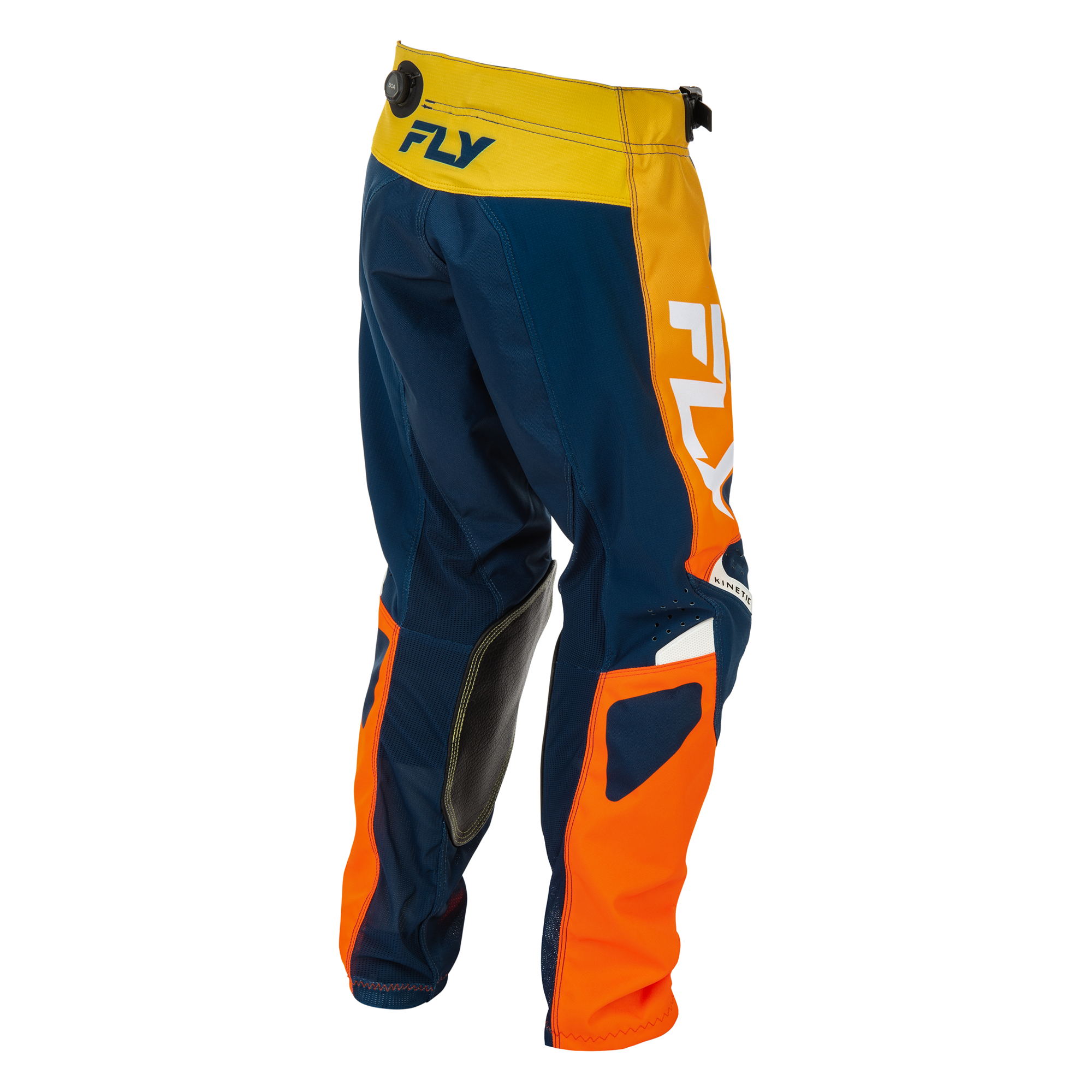 Fly Racing Kinetic Youth MX Trouser Navy / Orange - FREE UK Shipping, FREE 365 Day Returns | Moto Central