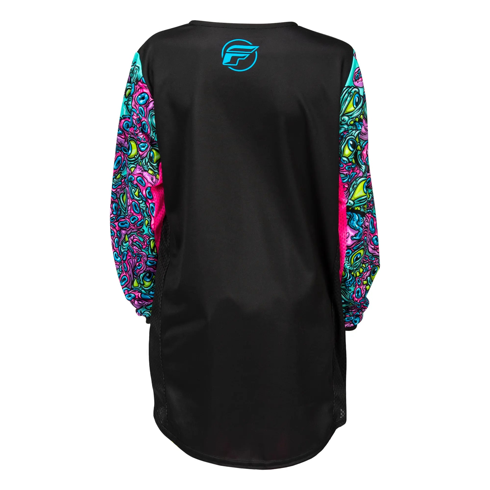 Fly Racing Kinetic Mutant Youth MX Jersey Black / Multi - FREE UK Shipping, FREE 365 Day Returns | Moto Central