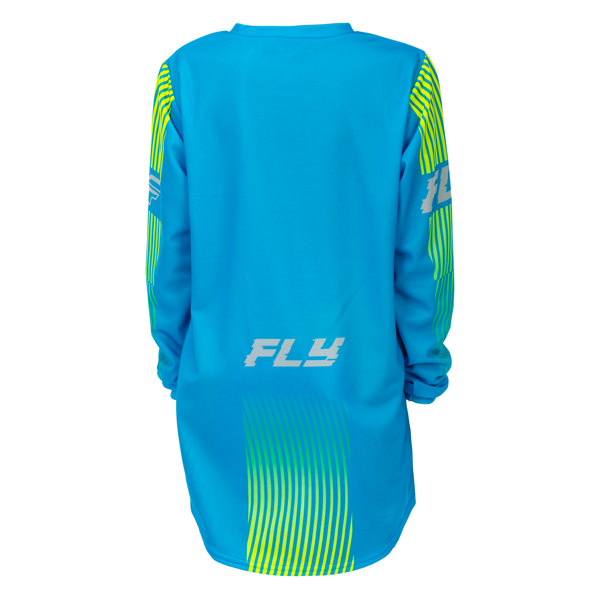 Fly Racing F-16 Youth MX Jersey Blue / Hi-Vis - FREE UK Shipping, FREE 365 Day Returns | Moto Central