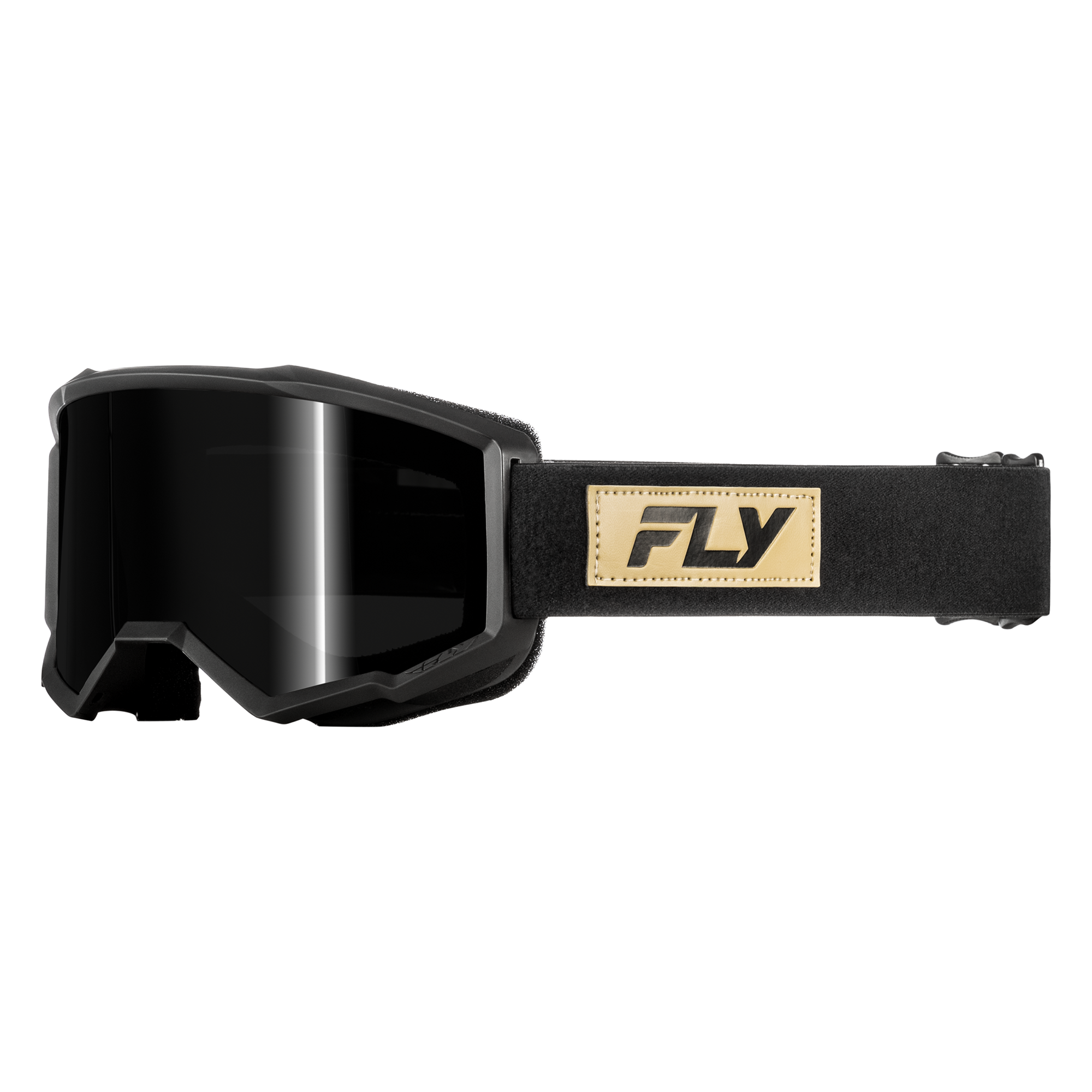 Fly Racing Focus Sand Goggles Black / Tan With Dark Smoke Lens - FREE UK Shipping, FREE 365 Day Returns | Moto Central