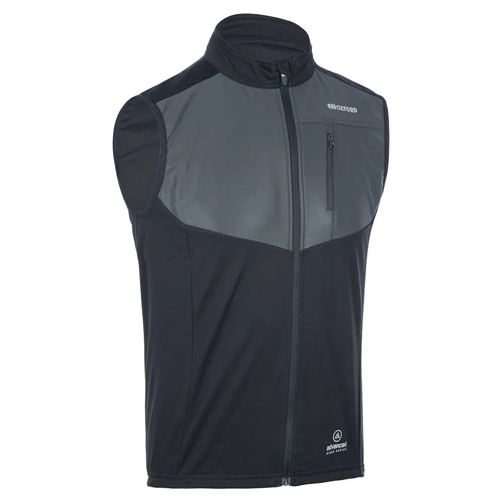 Oxford Venture Windproof Gilet Black - FREE UK Shipping, FREE 365 Day Returns | Moto Central