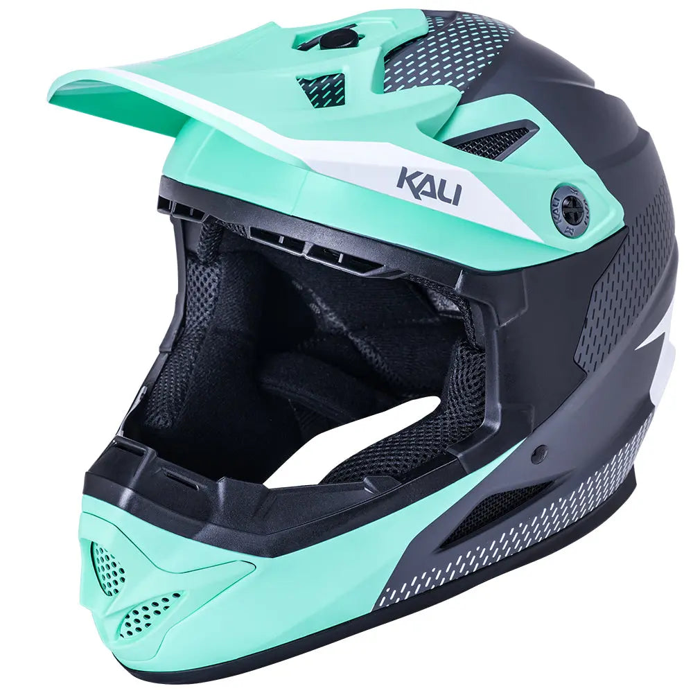 Kali Zoka Dash Youth Helmet Matt Seafoam / Grey - FREE UK Shipping, FREE 365 Day Returns | Moto Central