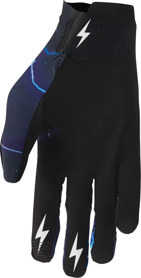 Thor Sportmode Surge Textile Gloves Black / Blue - FREE UK Shipping, FREE 365 Day Returns | Moto Central