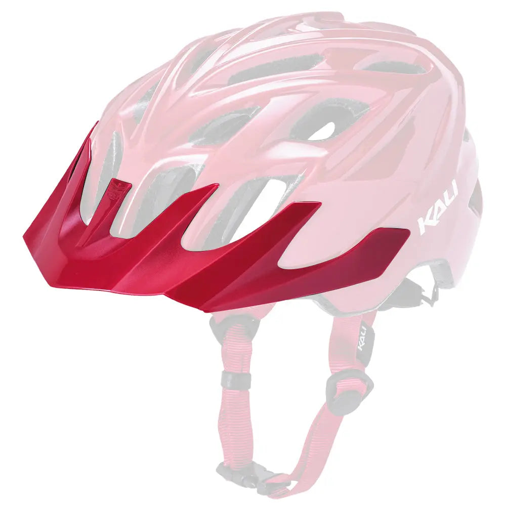 Kali Chakra Solo Visor Red - FREE UK Shipping, FREE 365 Day Returns | Moto Central