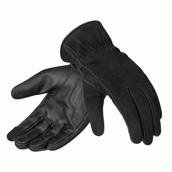 Silk Road Service Leather Gloves Suede Black FREE UK Delivery, FREE 365 Day Returns | Moto Central