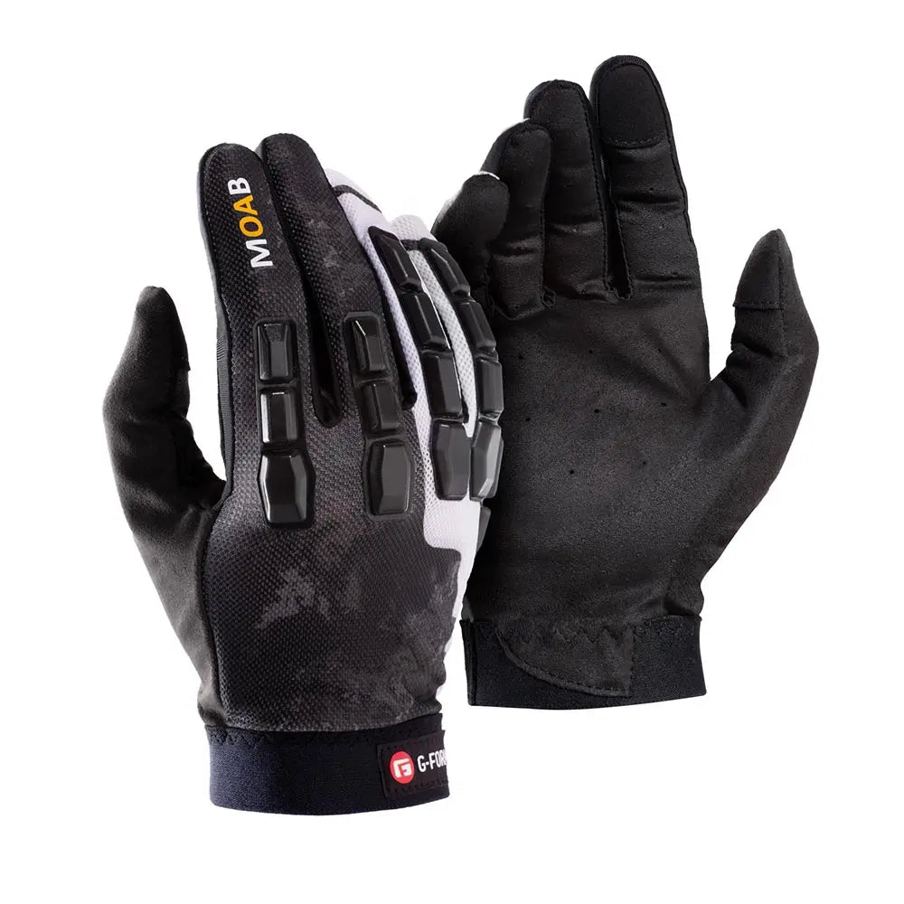 G-Form Moab Trail Gloves Black / White - FREE UK Shipping, FREE 365 Day Returns | Moto Central