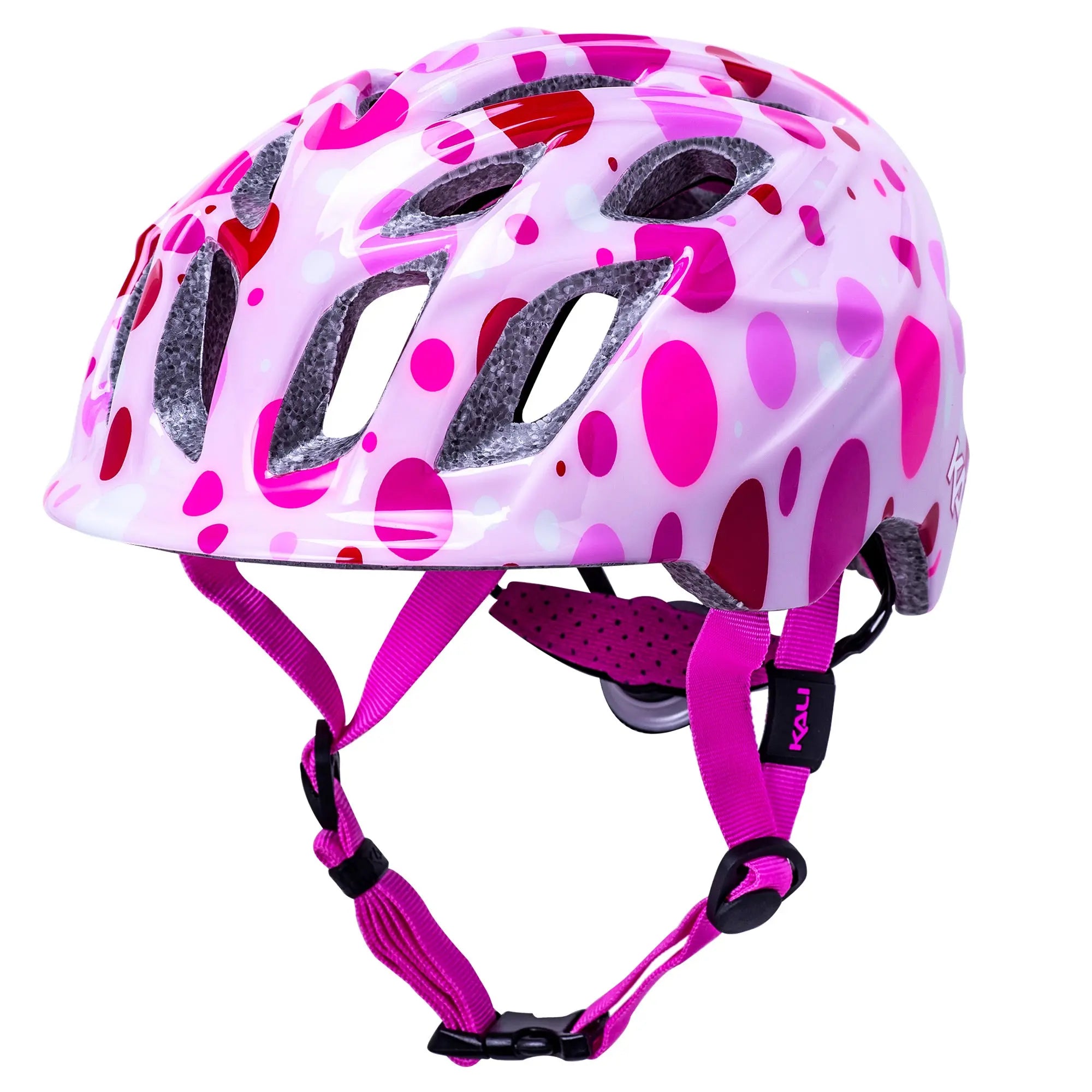 Kali Chakra Child Lighted Confetti Helmet Gloss Pink - FREE UK Shipping, FREE 365 Day Returns | Moto Central