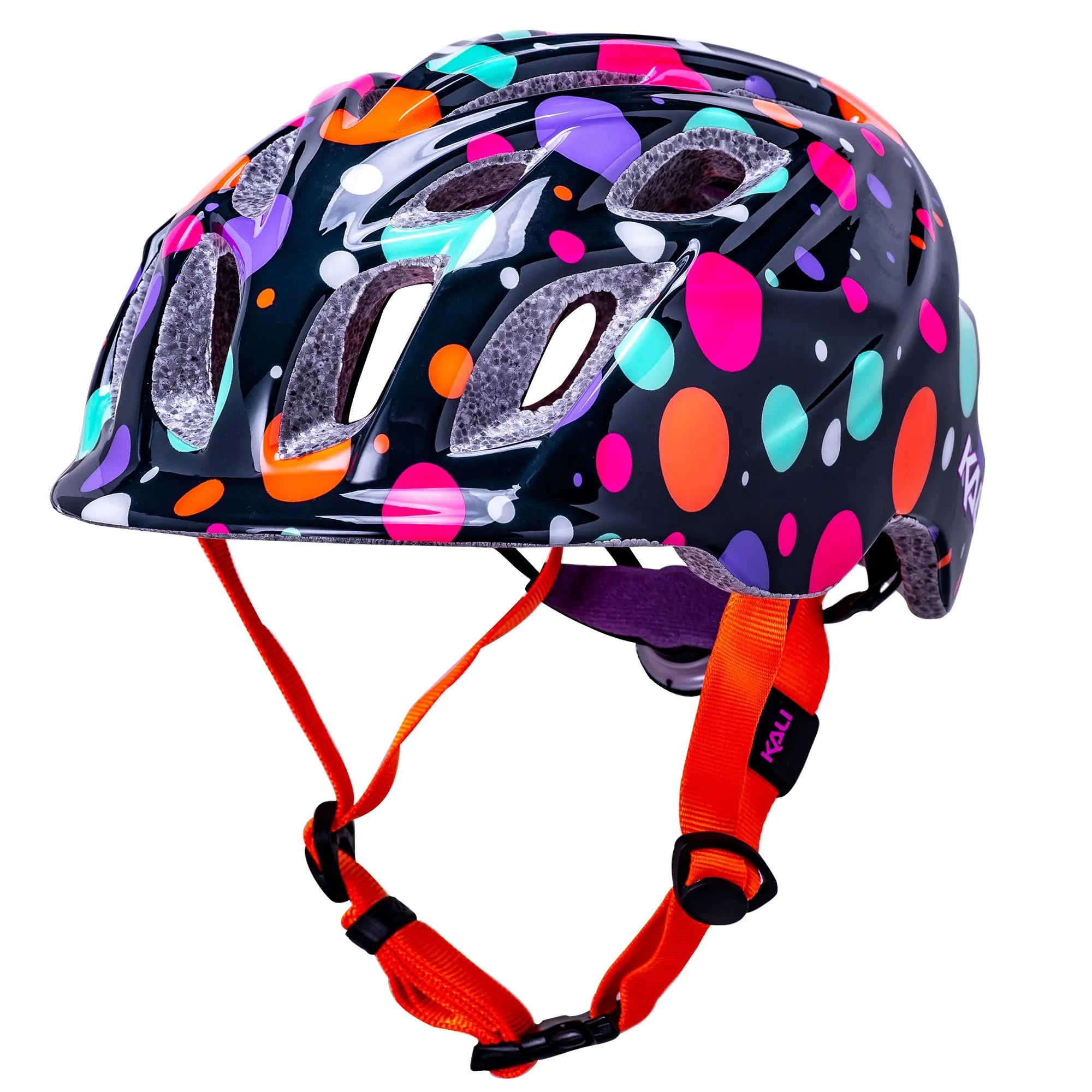 Kali Chakra Child Lighted Confetti Helmet Gloss Teal - FREE UK Shipping, FREE 365 Day Returns | Moto Central