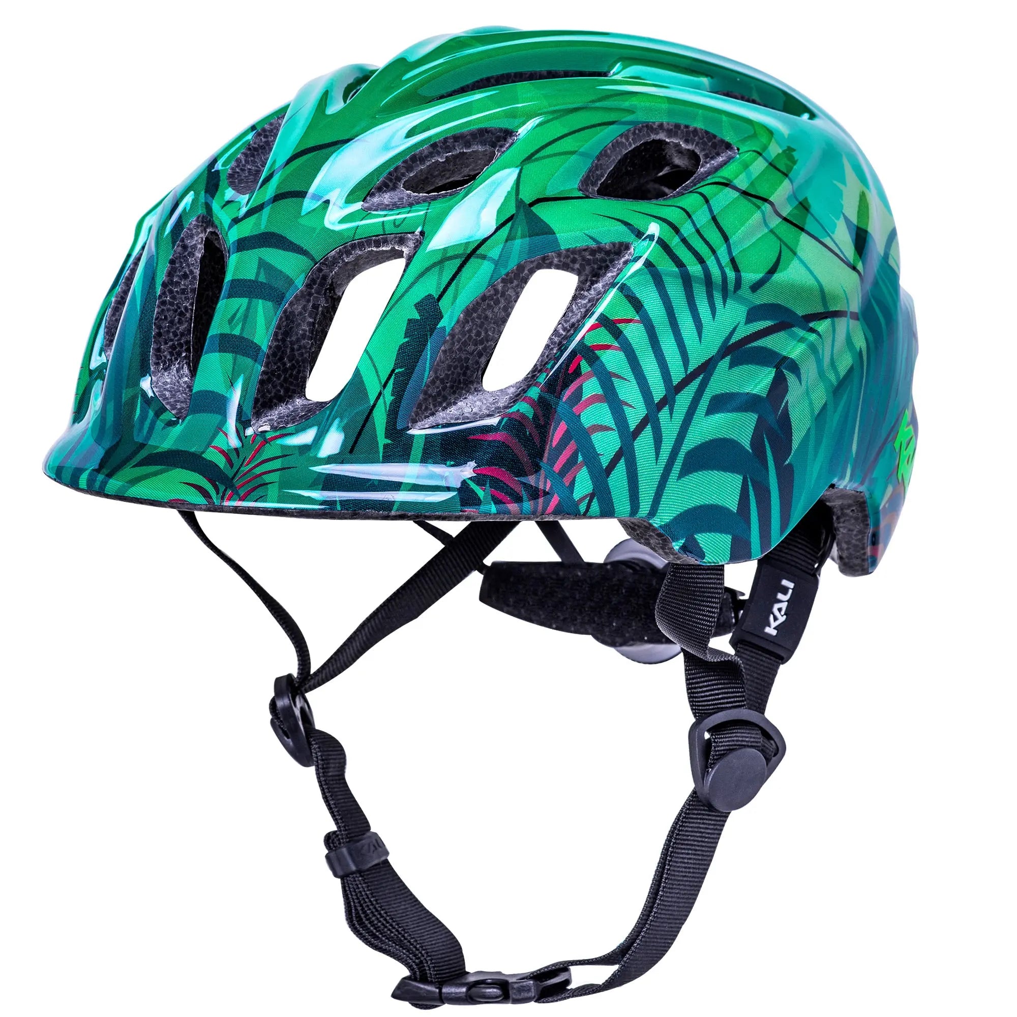 Kali Chakra Child Lighted Jungle Helmet Gloss Green - FREE UK Shipping, FREE 365 Day Returns | Moto Central
