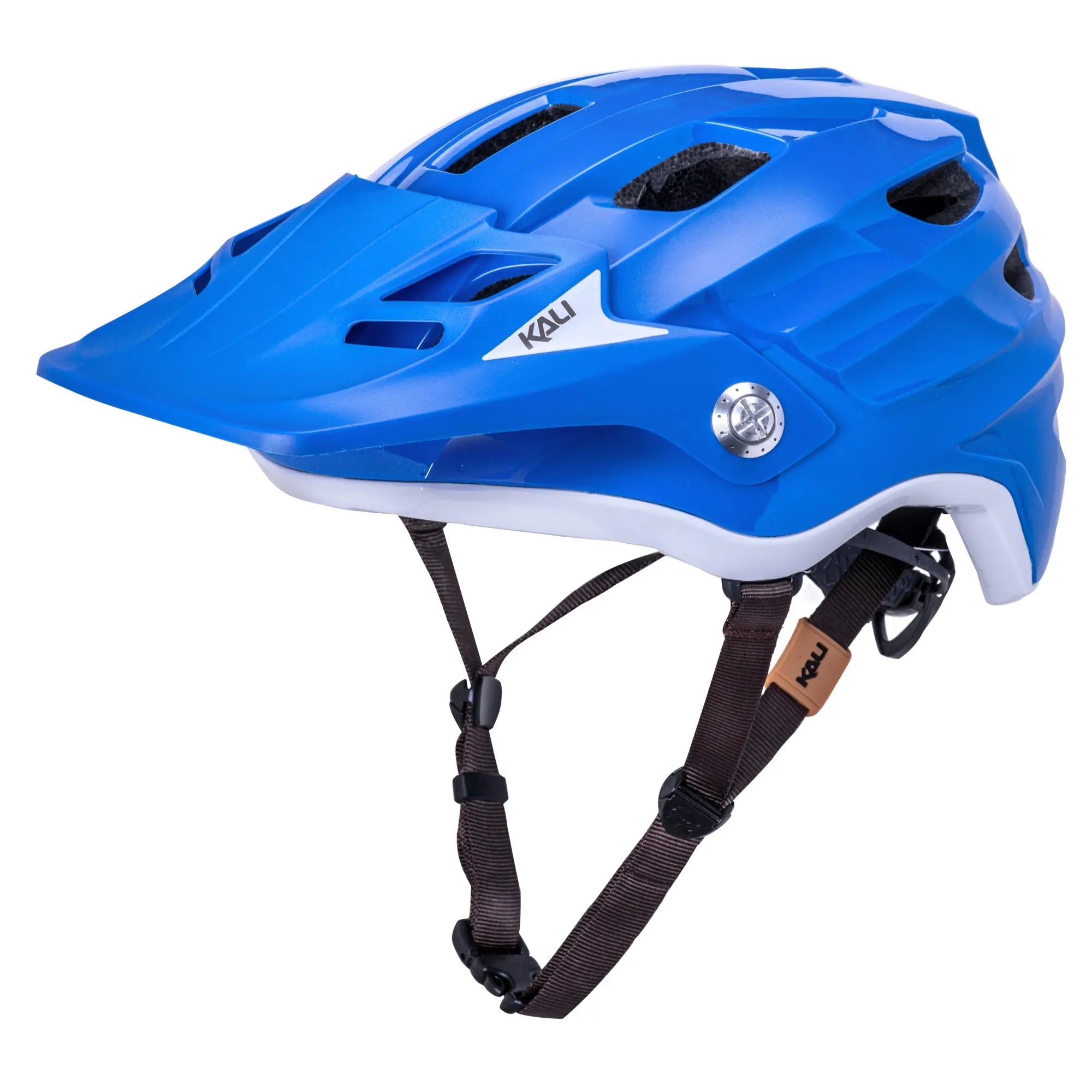 Kali Maya 3.0 SLD Helmet Gloss Blue / White - FREE UK Shipping, FREE 365 Day Returns | Moto Central