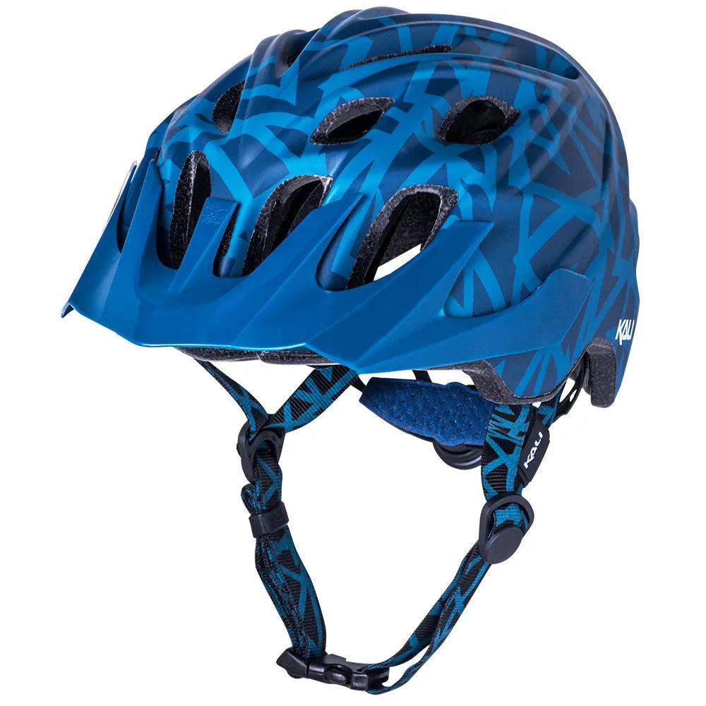 Kali Chakra Youth Plus Pyramid Helmet Matt Teal - FREE UK Shipping, FREE 365 Day Returns | Moto Central