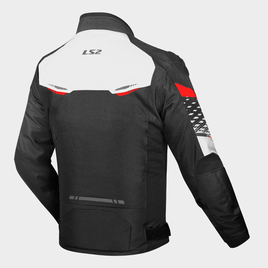LS2 Apex Evo Kids Textile Jacket Black / White / Red FREE UK Delivery, FREE 365 Day Returns | Moto Central