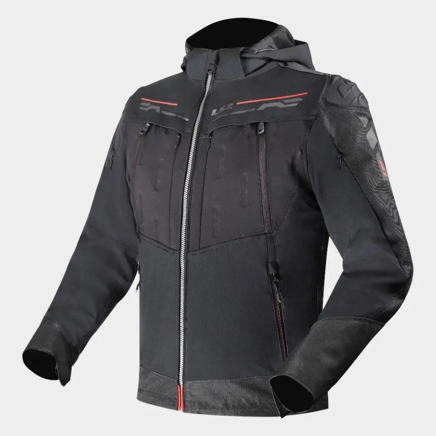 LS2 Zirconium Evo Textile Jacket Black / Red FREE UK Delivery, FREE 365 Day Returns | Moto Central