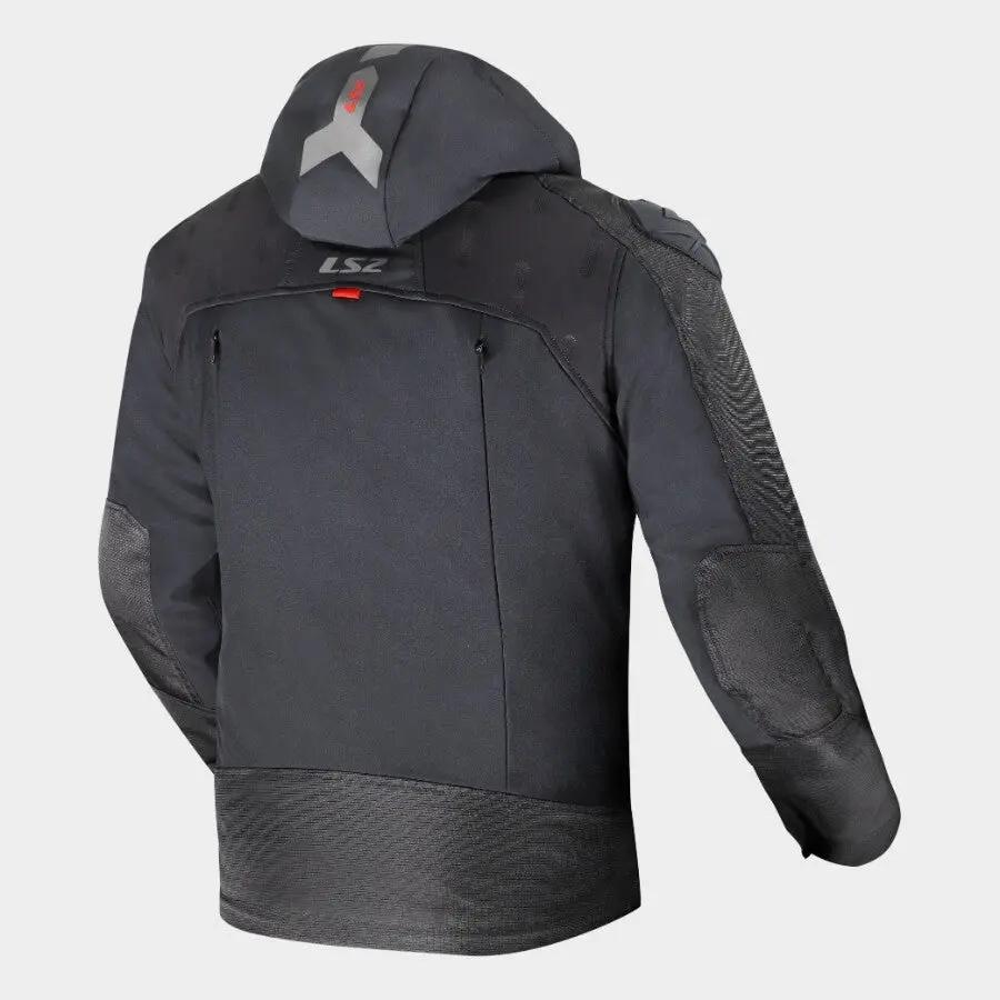 LS2 Zirconium Evo Textile Jacket Black / Red FREE UK Delivery, FREE 365 Day Returns | Moto Central