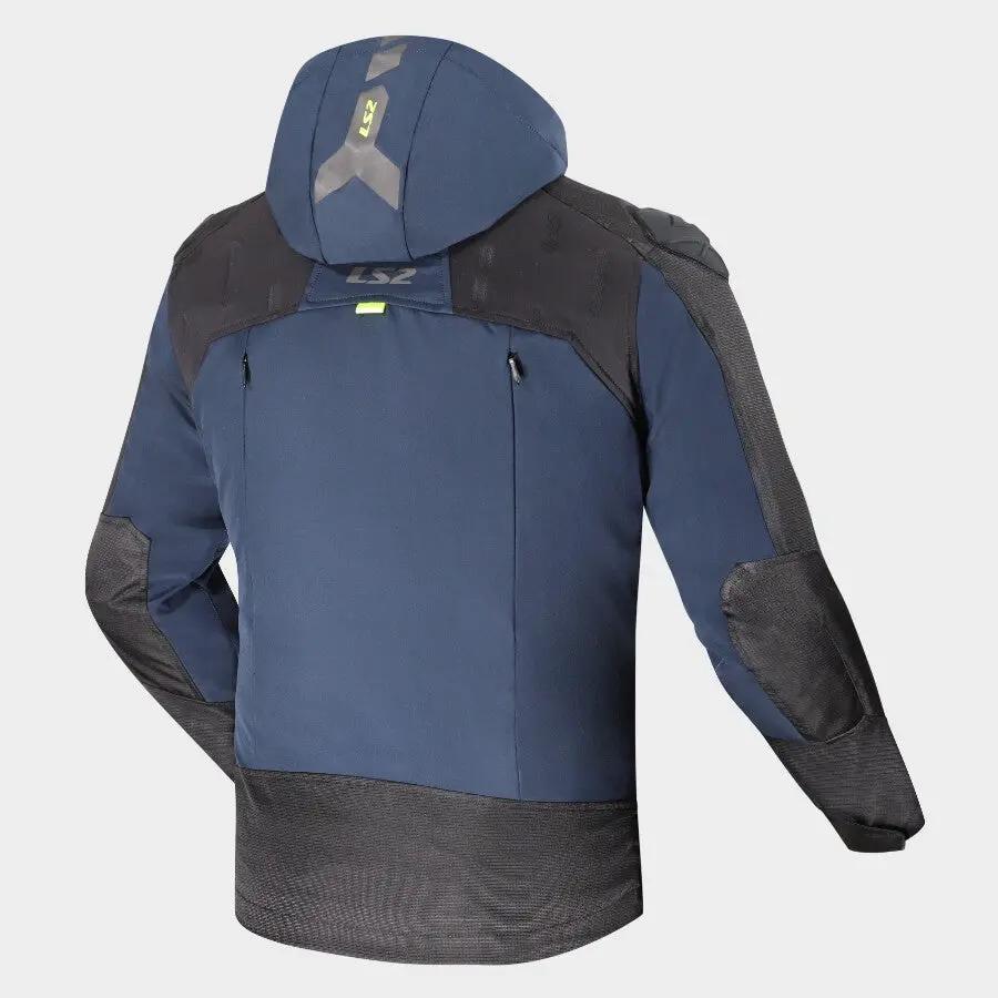LS2 Zirconium Evo Textile Jacket Blue / Black / Yellow FREE UK Delivery, FREE 365 Day Returns | Moto Central