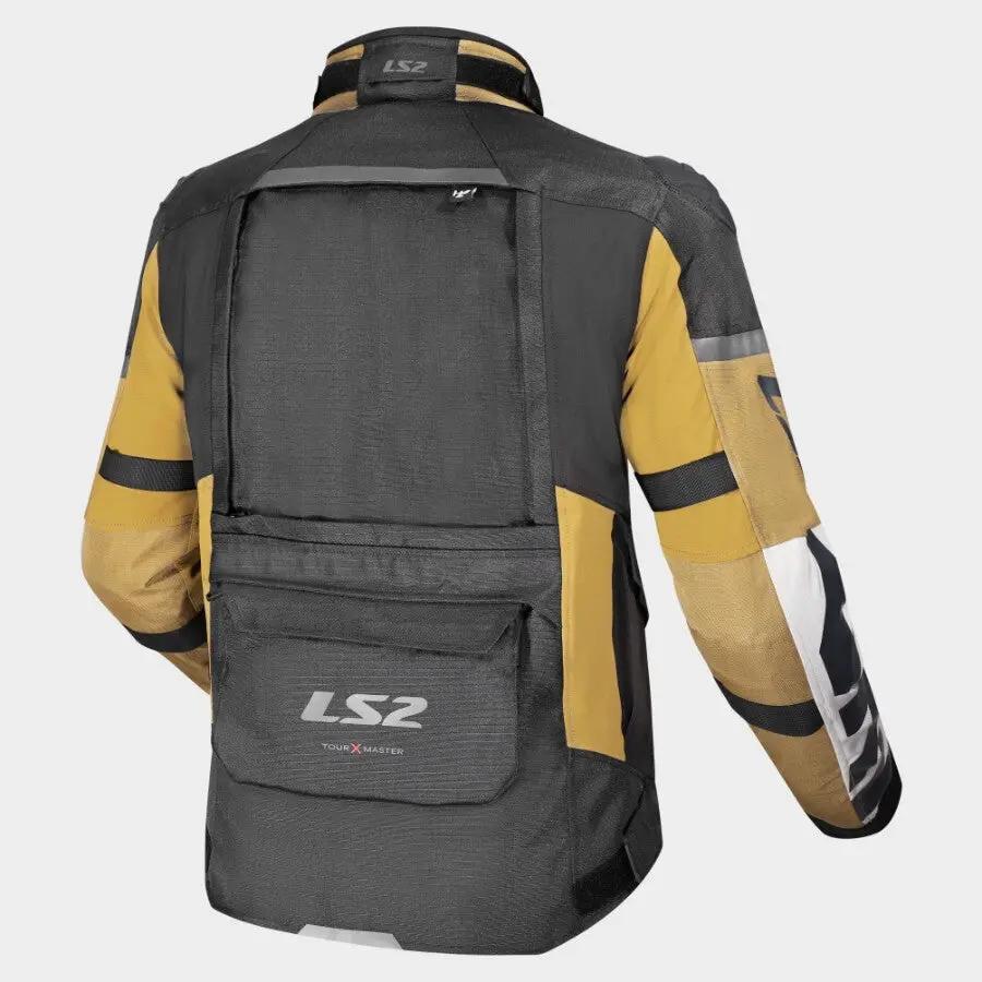 LS2 X-Master Textile Jacket Sand / Black / Grey FREE UK Delivery, FREE 365 Day Returns | Moto Central