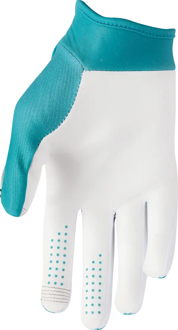Thor Launchmode XP Ladies Textile Gloves Aqua / White - FREE UK Shipping, FREE 365 Day Returns | Moto Central