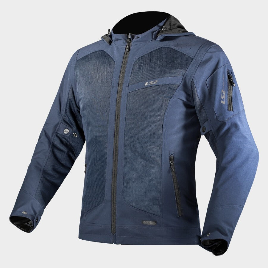 LS2 Bolton Air Ladies Textile Jacket Dark Blue FREE UK Delivery, FREE 365 Day Returns | Moto Central