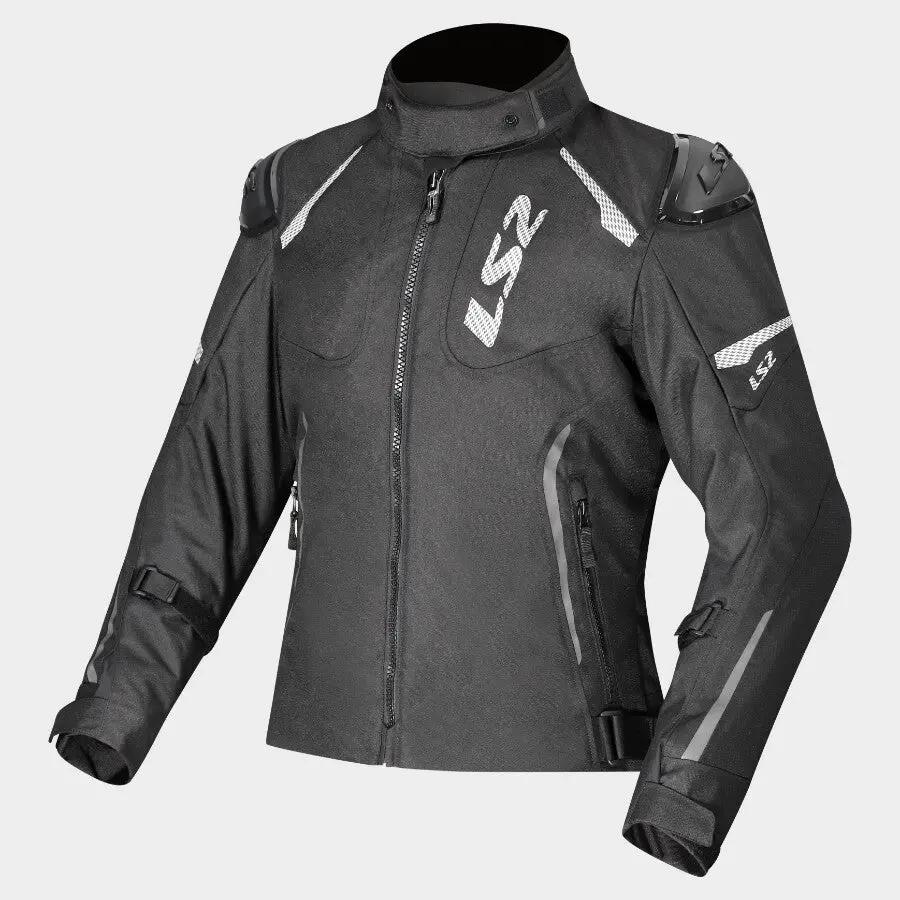 LS2 Zoom Ladies Textile Jacket Black FREE UK Delivery, FREE 365 Day Returns | Moto Central